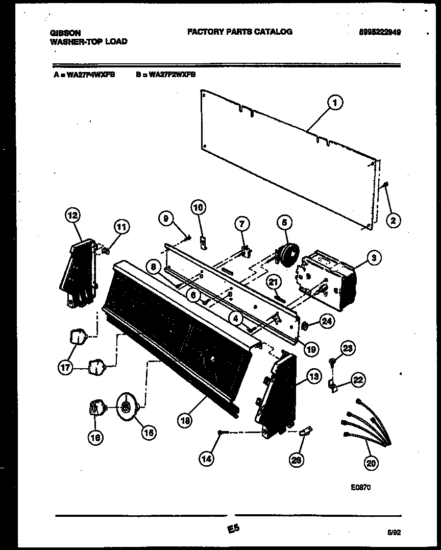 05 - CONSOLE AND CONTROL PARTS