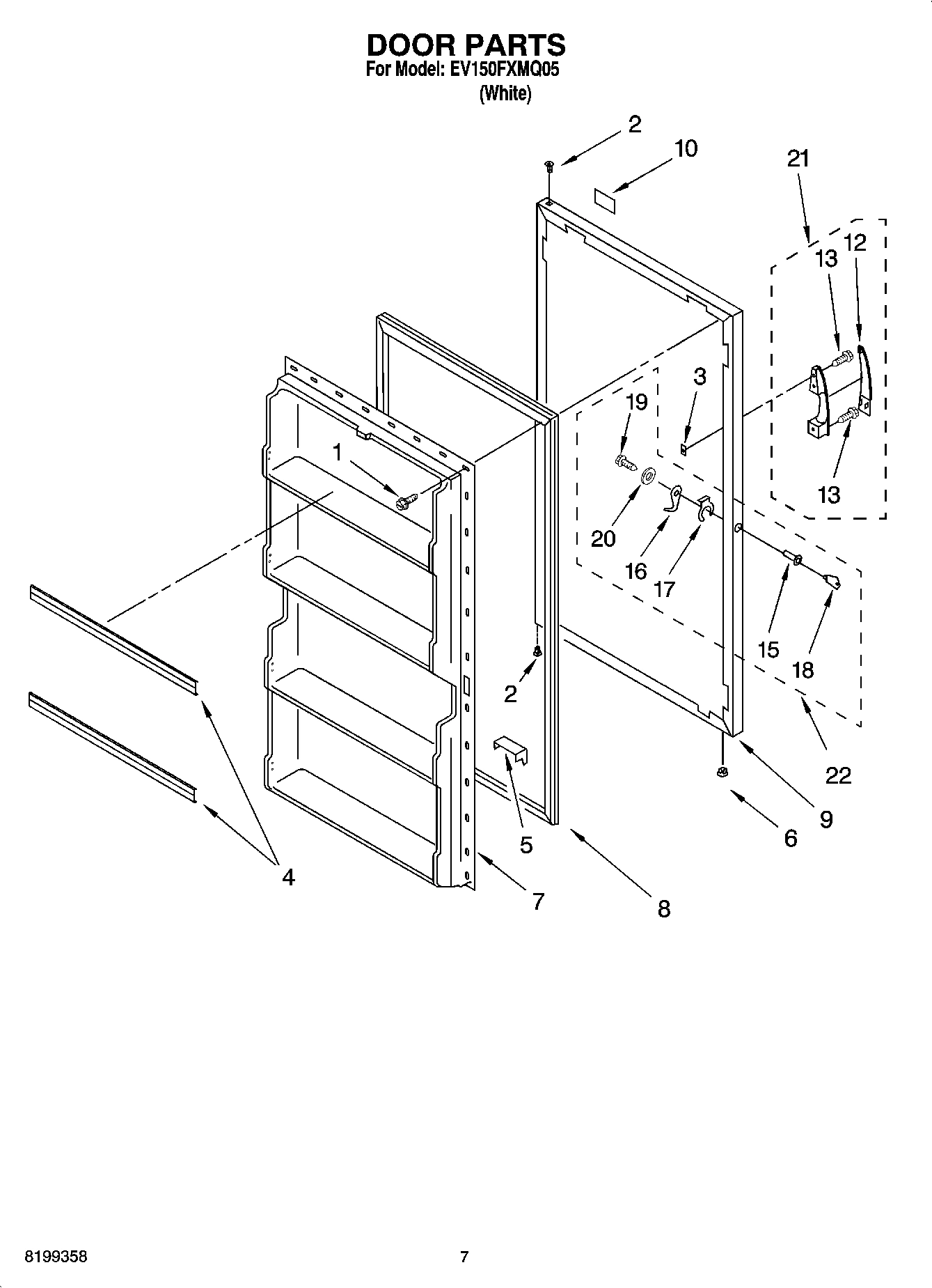 04 - DOOR PARTS, OPTIONAL PARTS (NOT INCLUDED)