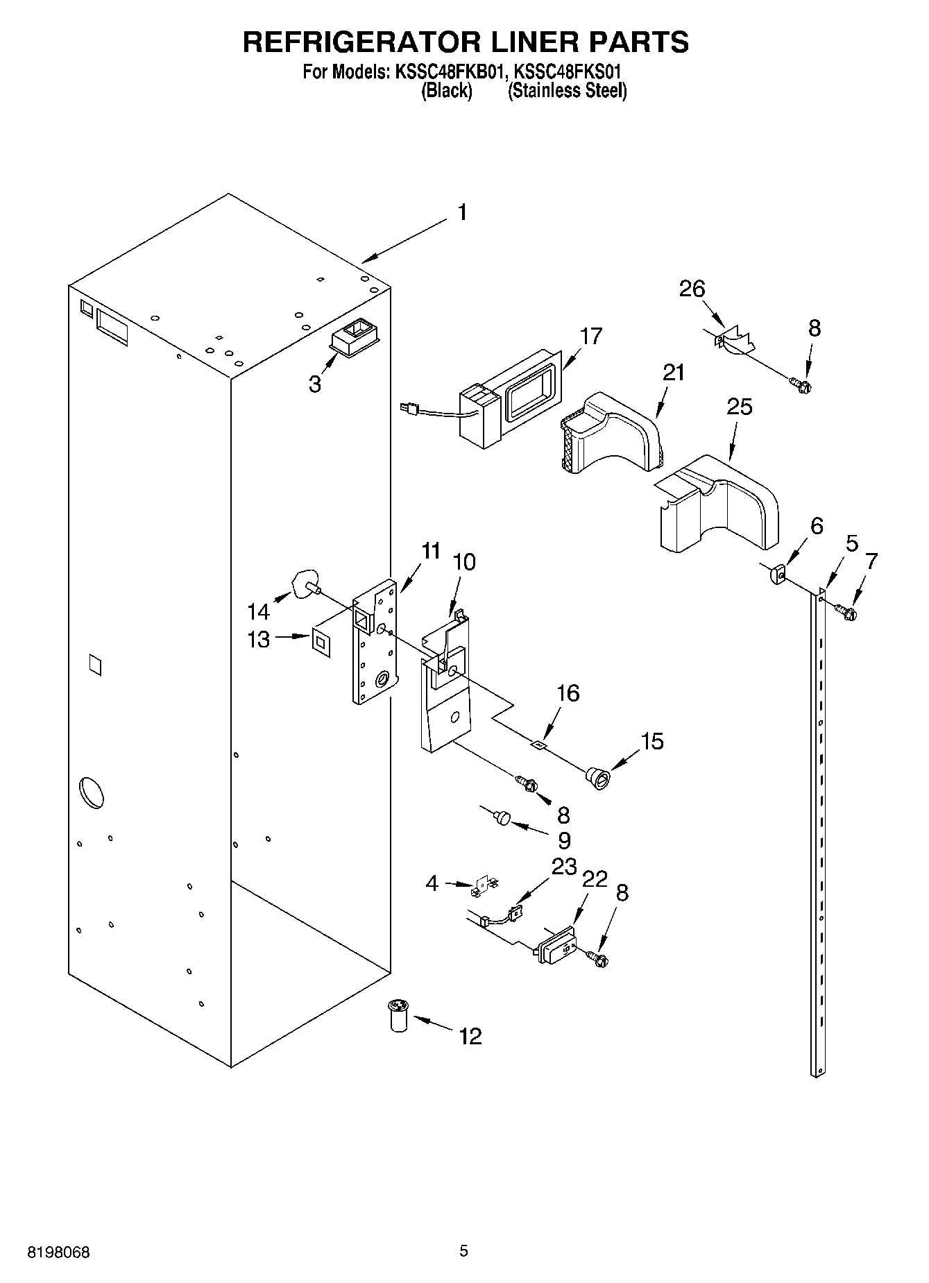 04 - REFRIGERATOR LINER