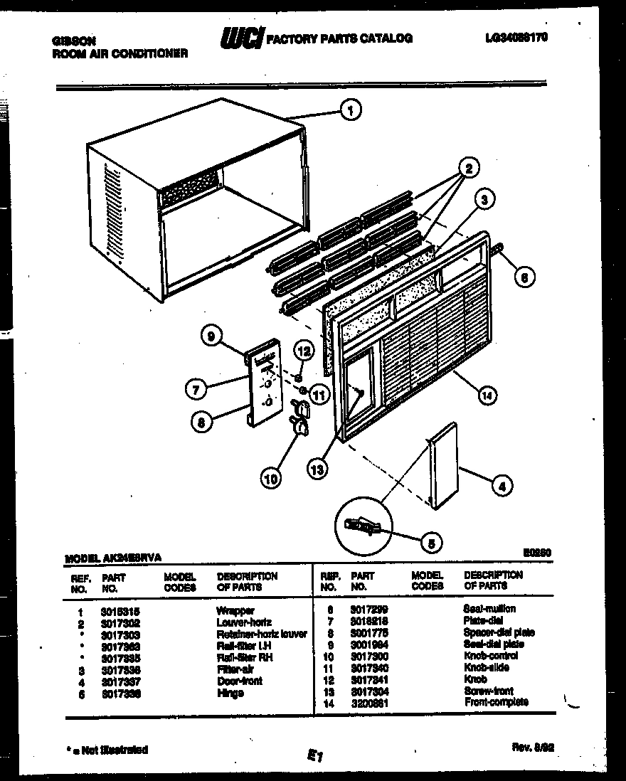 02 - CABINET PARTS