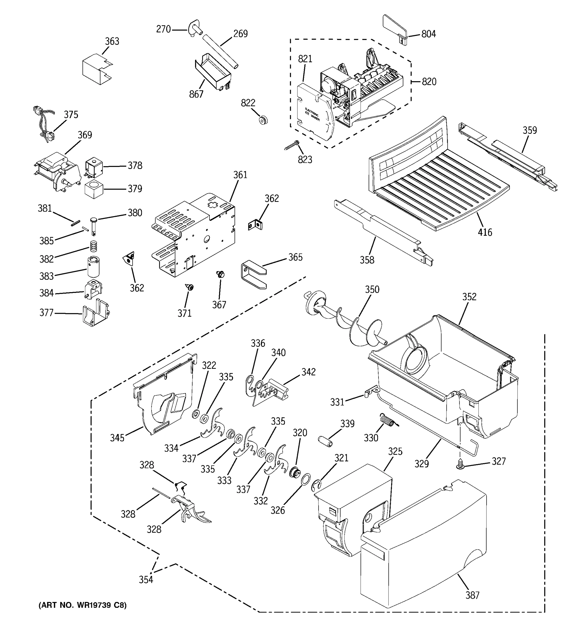 ICE MAKER & DISPENSER