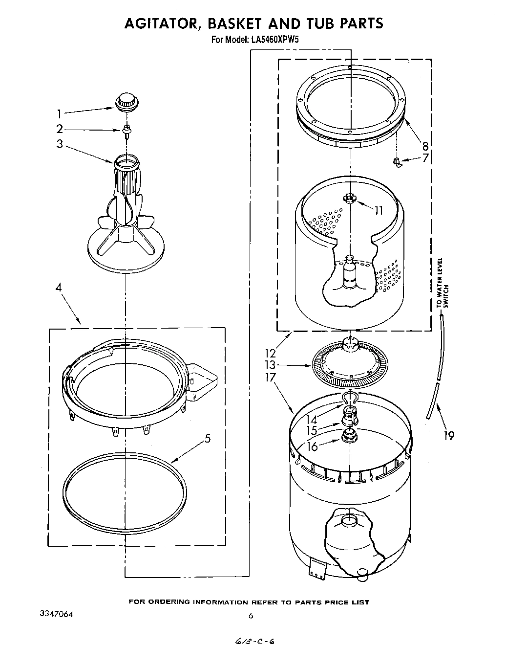 04 - AGITATOR, BASKET AND TUB