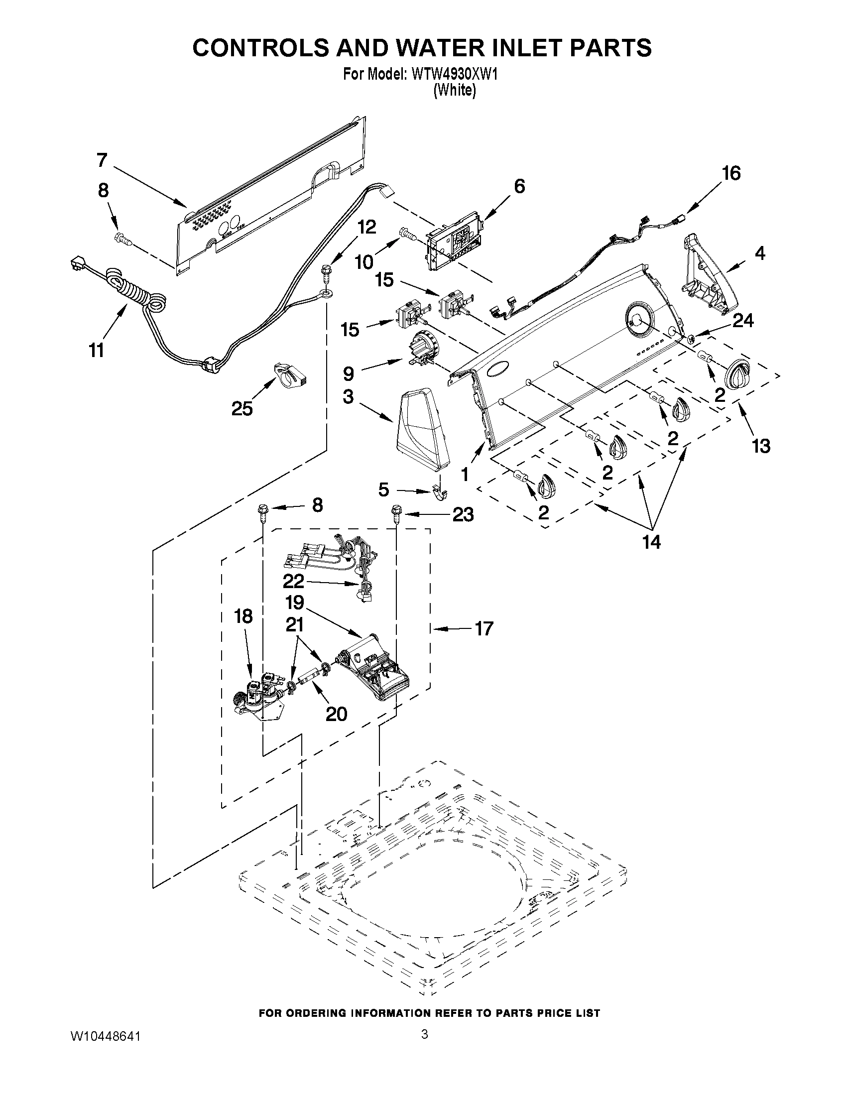 02 - CONTROLS AND WATER INLET PARTS