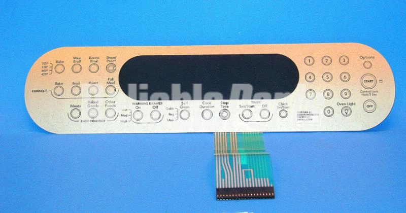 WP9756595ES Whirlpool Membrane Switch