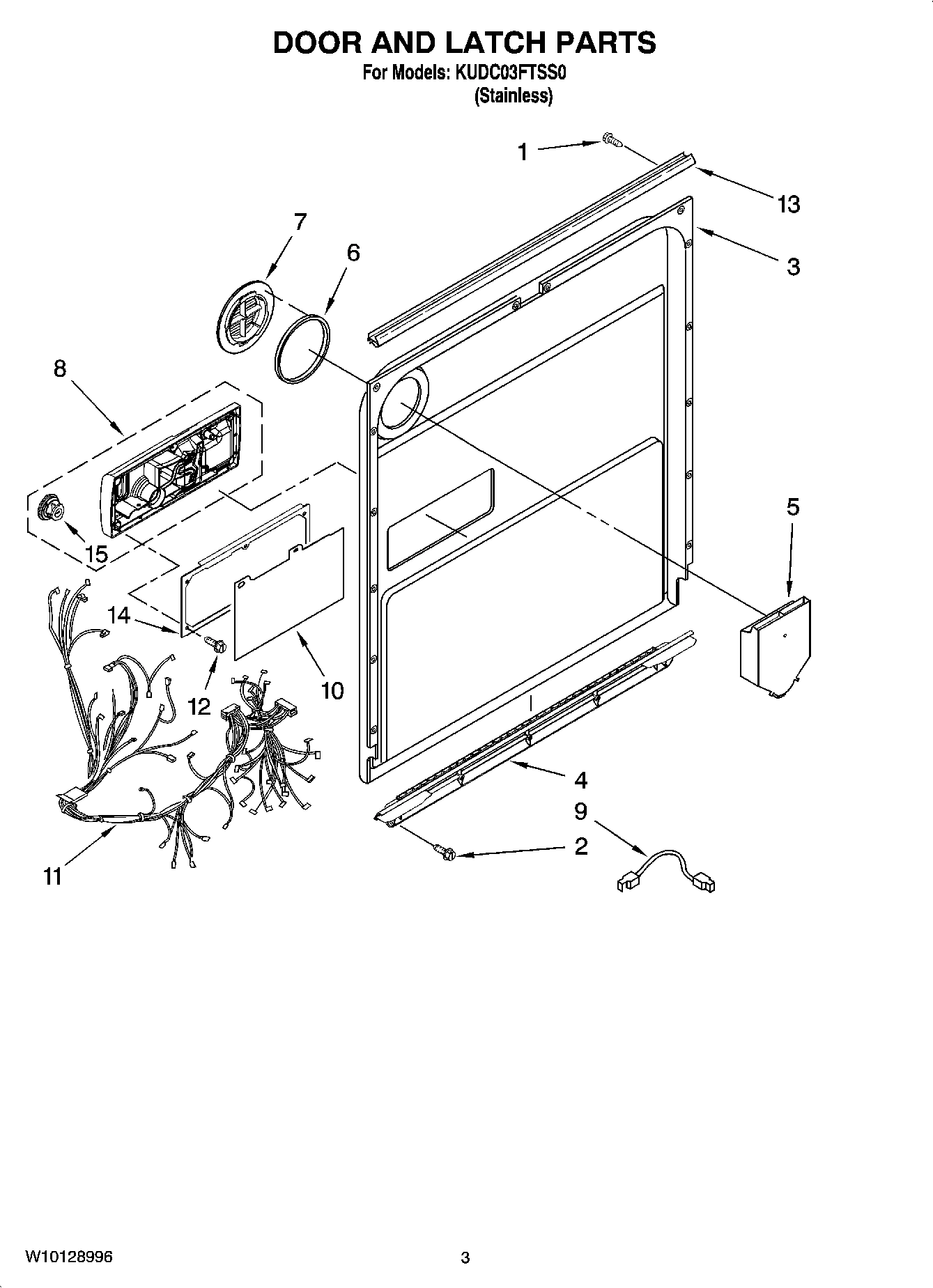 03 - DOOR AND LATCH PARTS