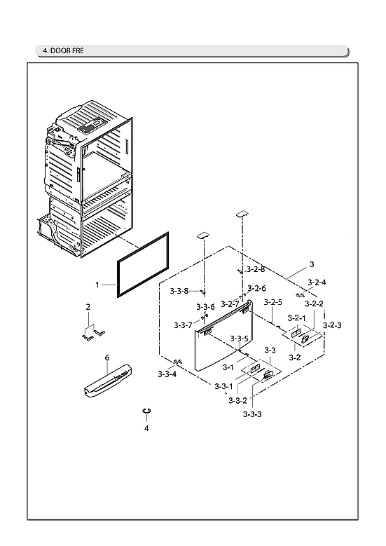 FREEZER DOOR PARTS