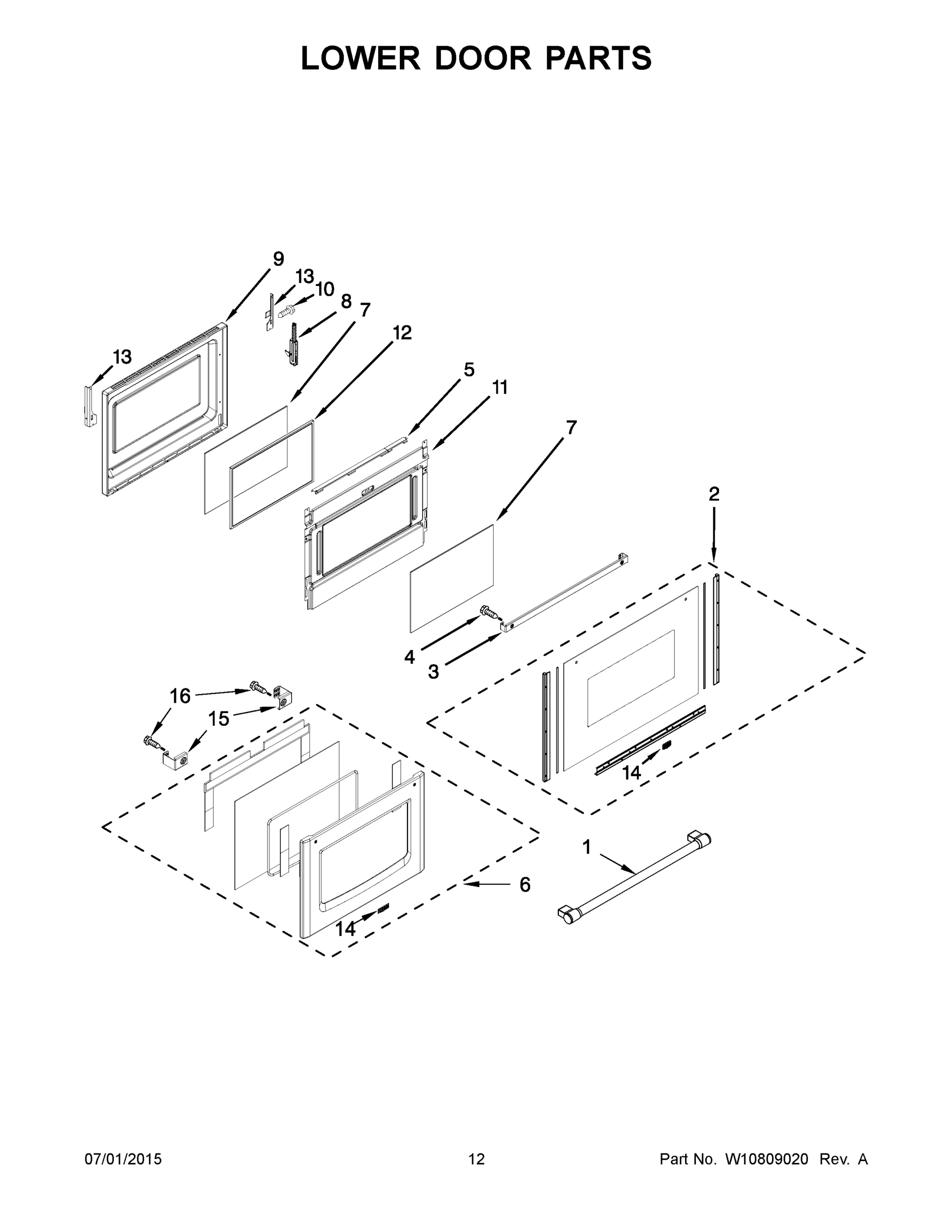 07 - LOWER DOOR PARTS