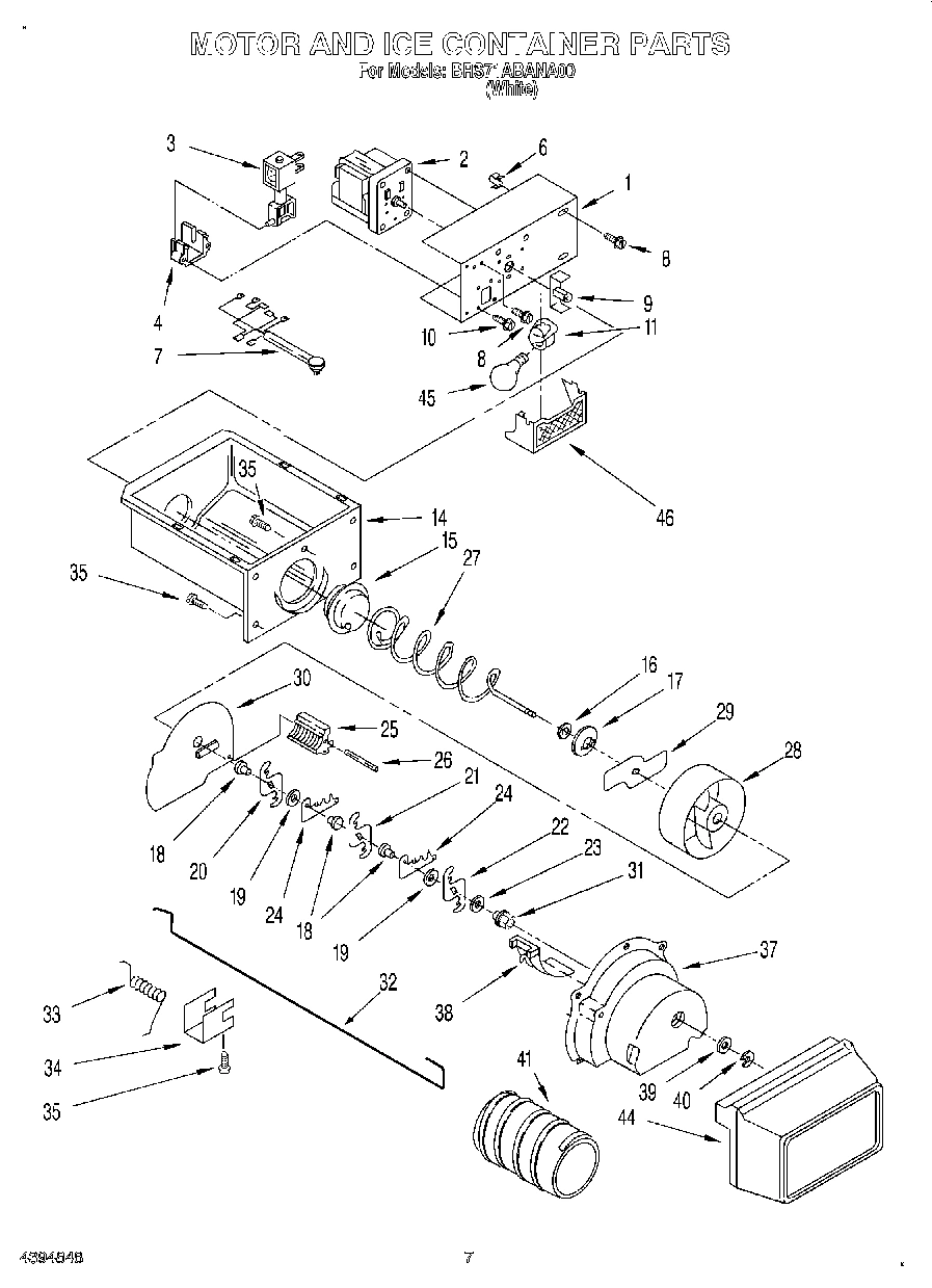 05 - MOTOR AND ICE CONTAINER