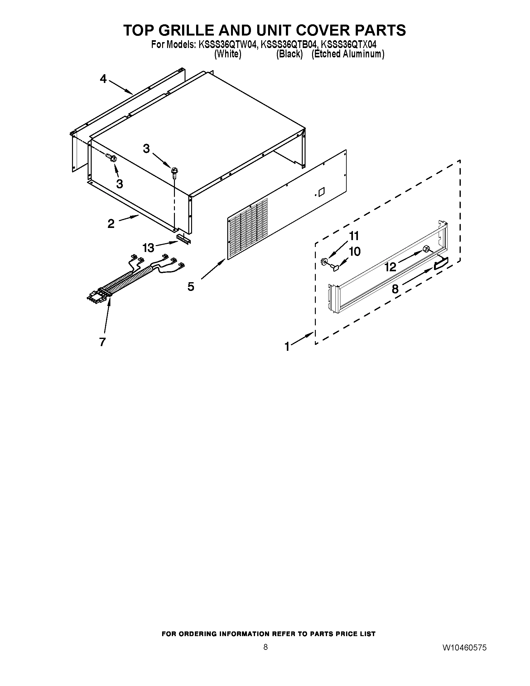 06 - TOP GRILLE AND UNIT COVER PARTS