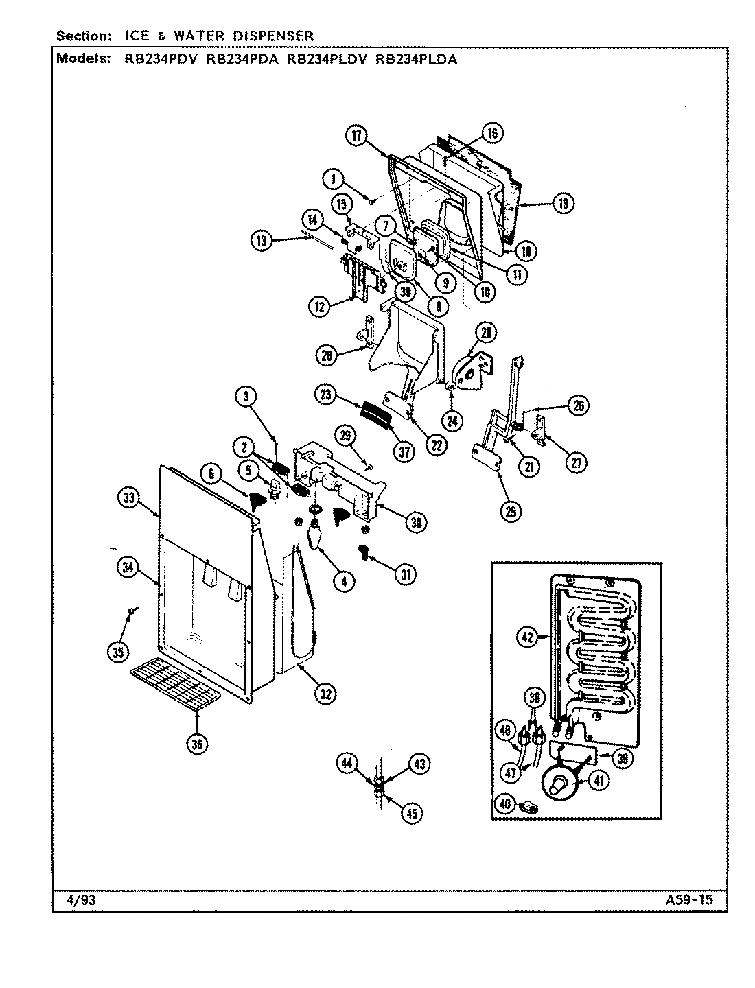 04 - ICE & WATER DISPENSER