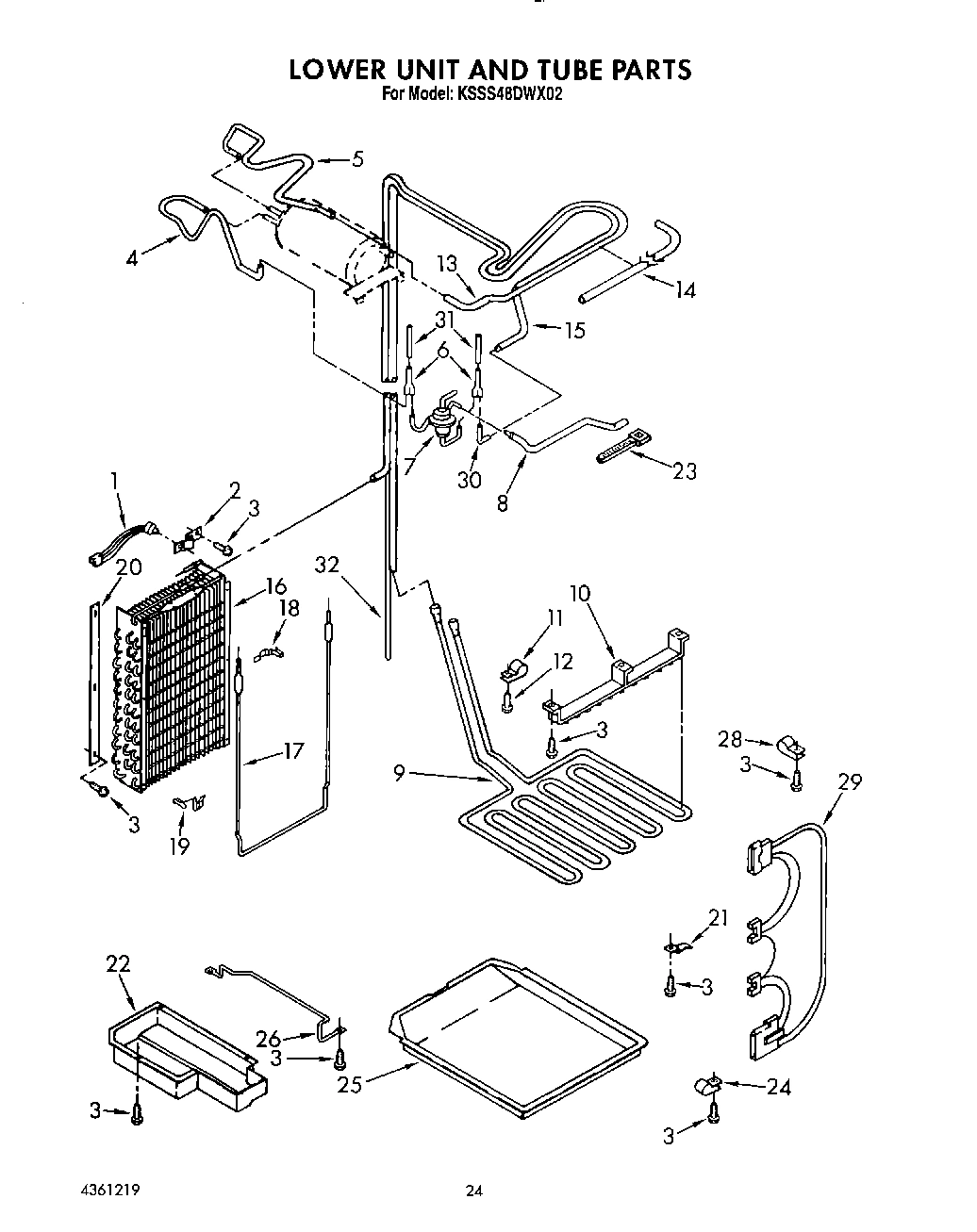 15 - LOWER UNIT AND TUBE