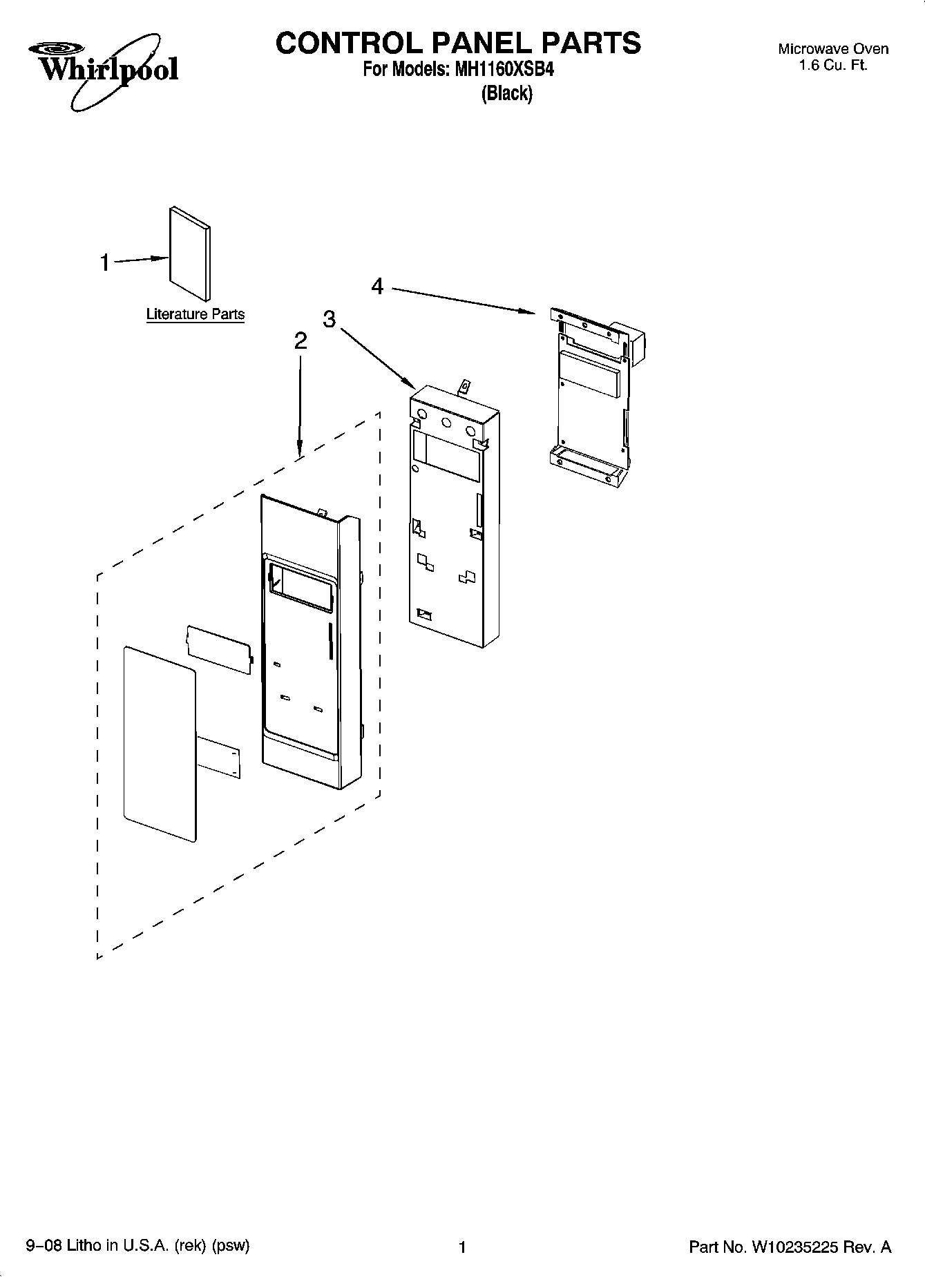 01 - CONTROL PANEL PARTS