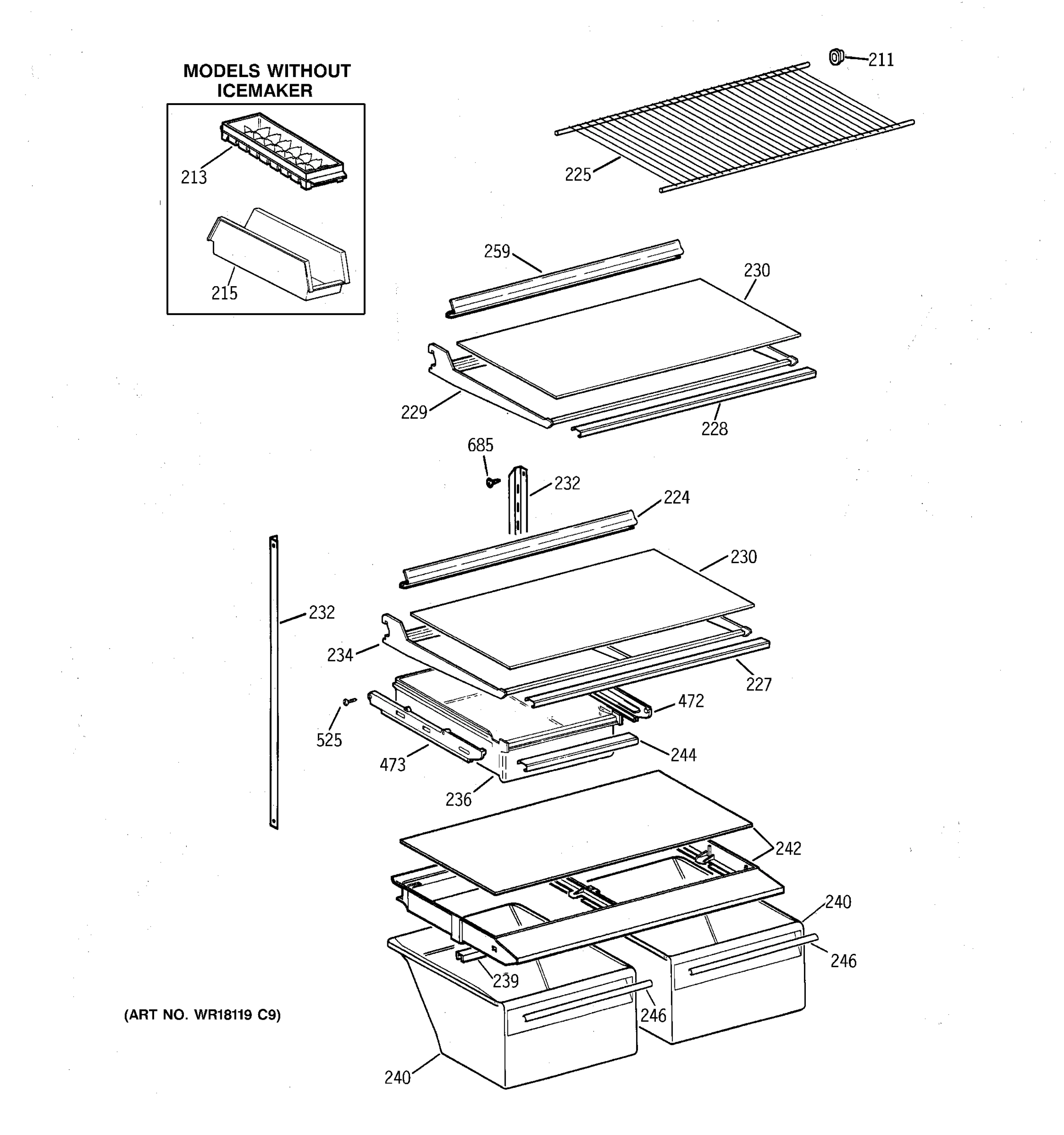 SHELF PARTS