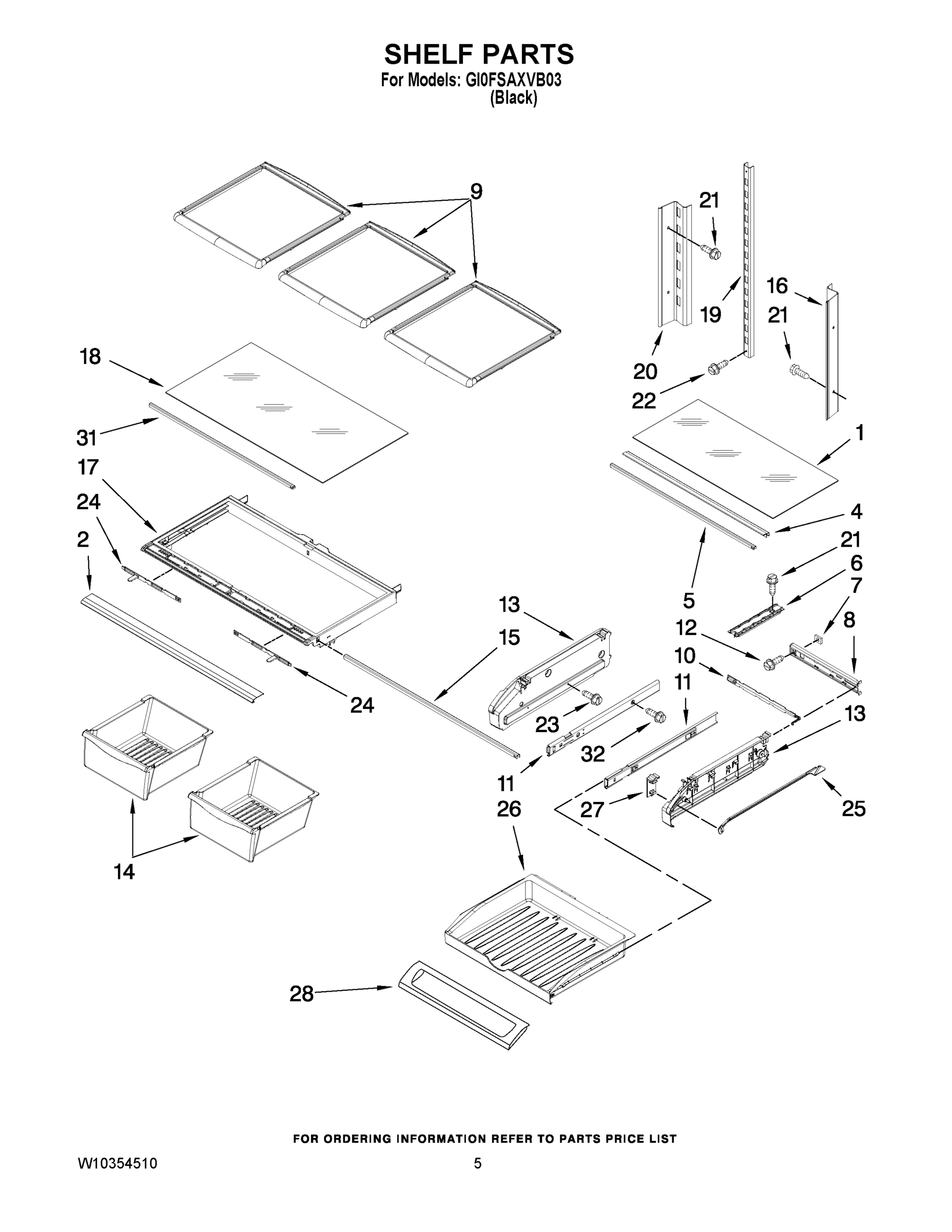03 - SHELF PARTS