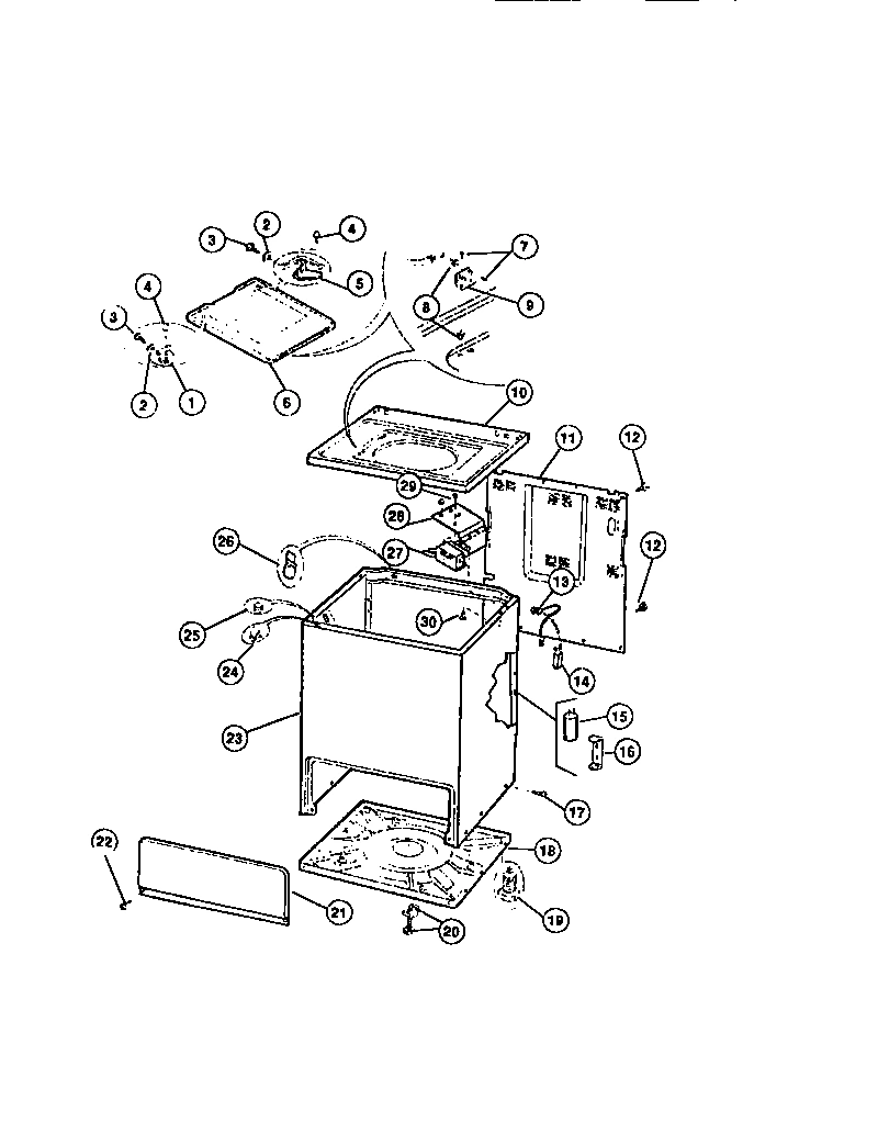 03 - CABINET, BASE, TOP, LID