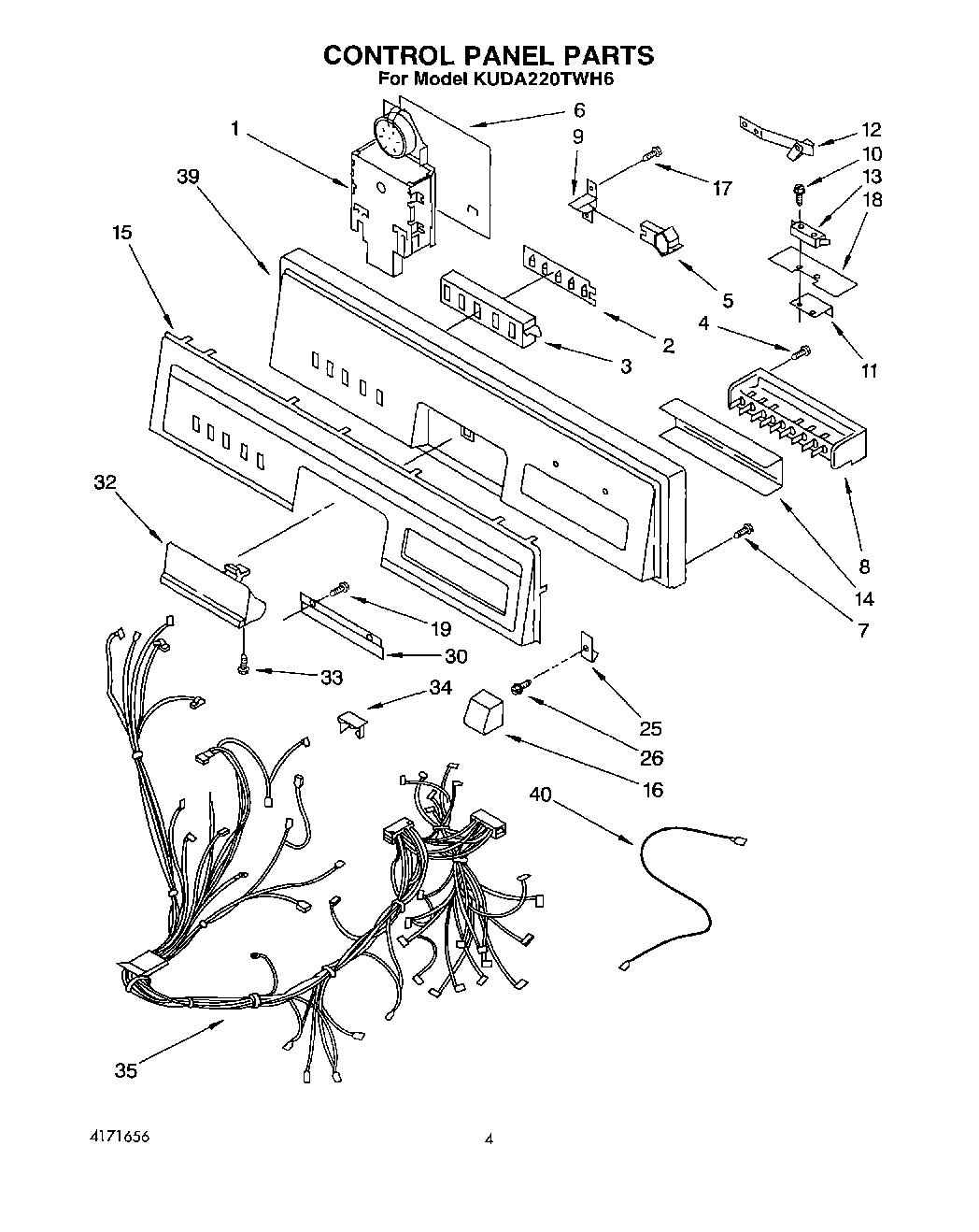 04 - CONTROL PANEL, LIT/OPTIONAL