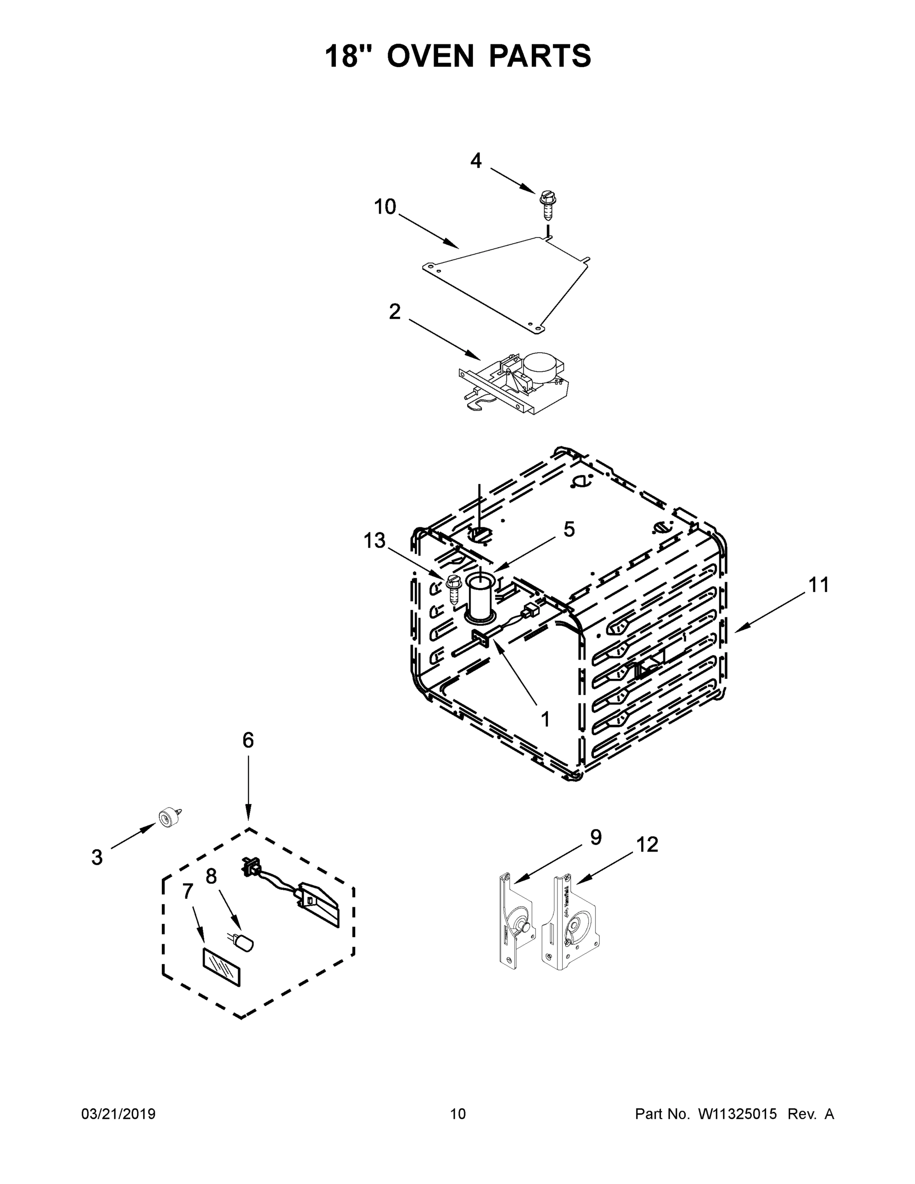 06 - 18" OVEN PARTS