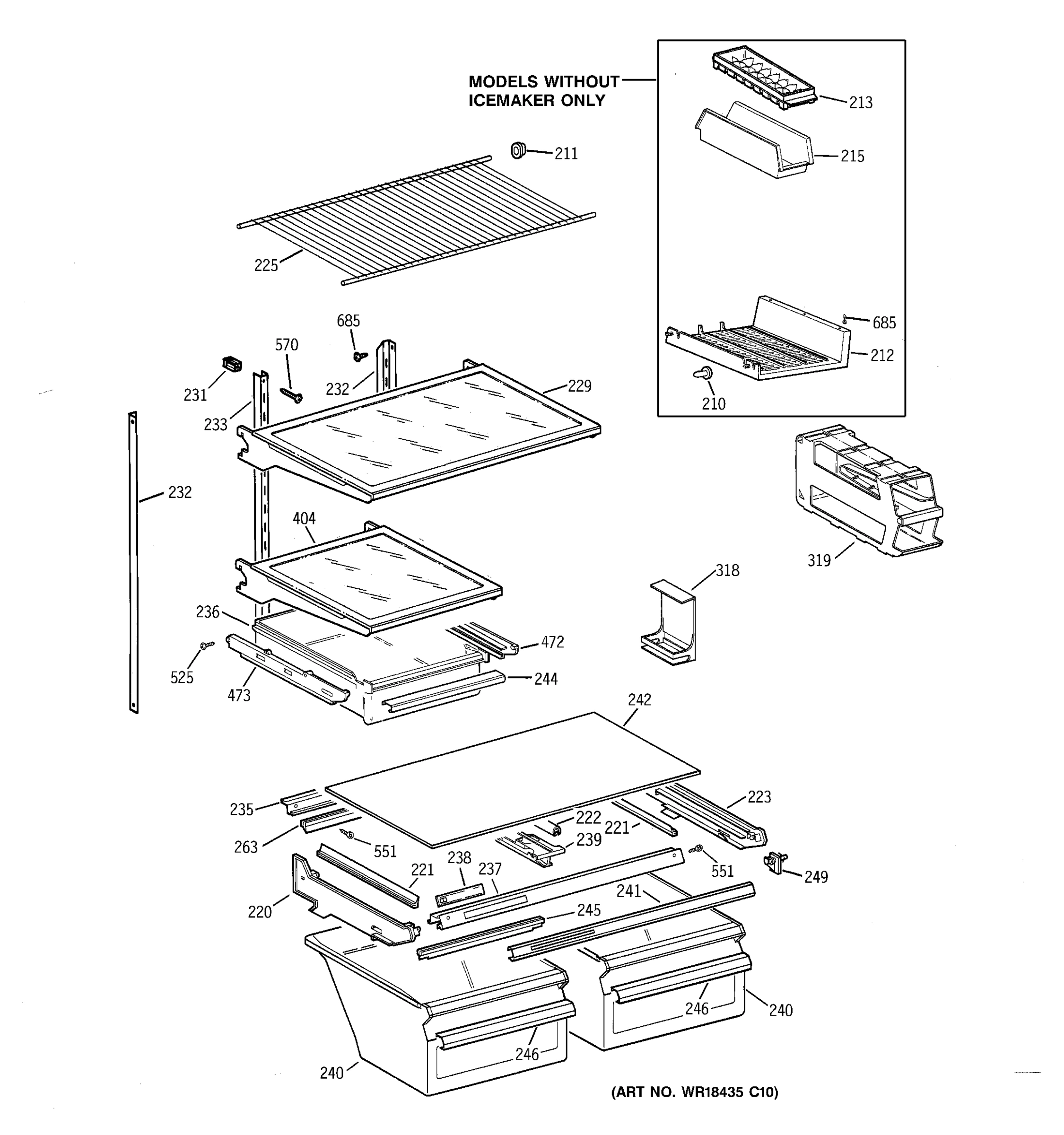 SHELF PARTS
