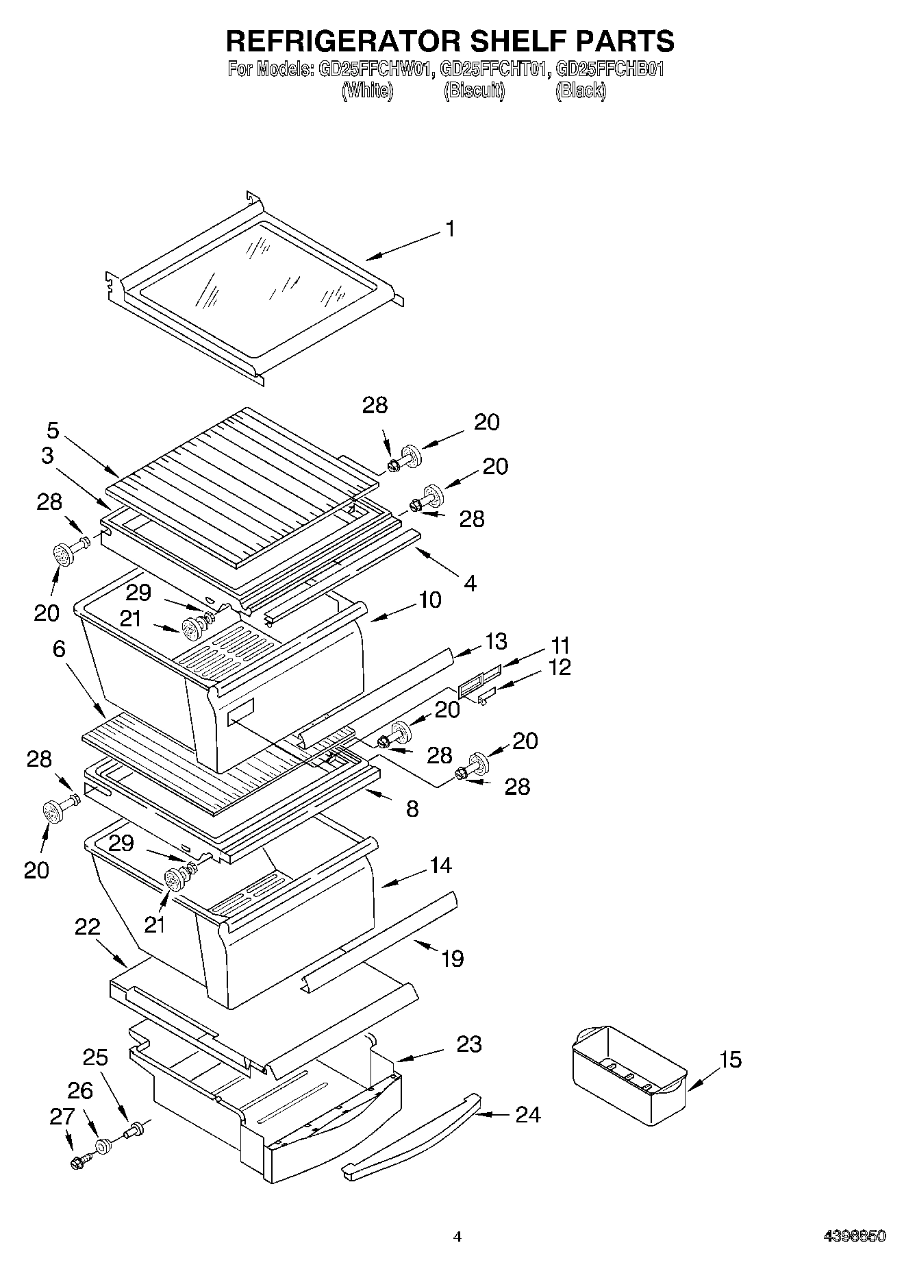 03 - REFRIGERATOR SHELF