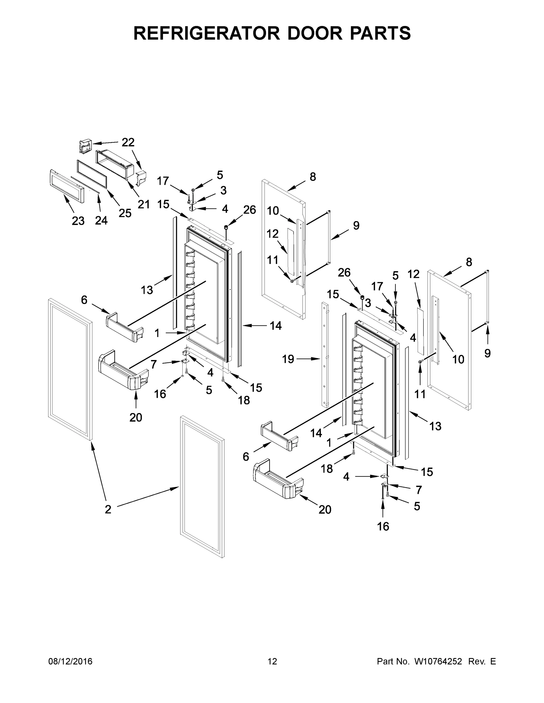 07 - REFRIGERATOR DOOR PARTS