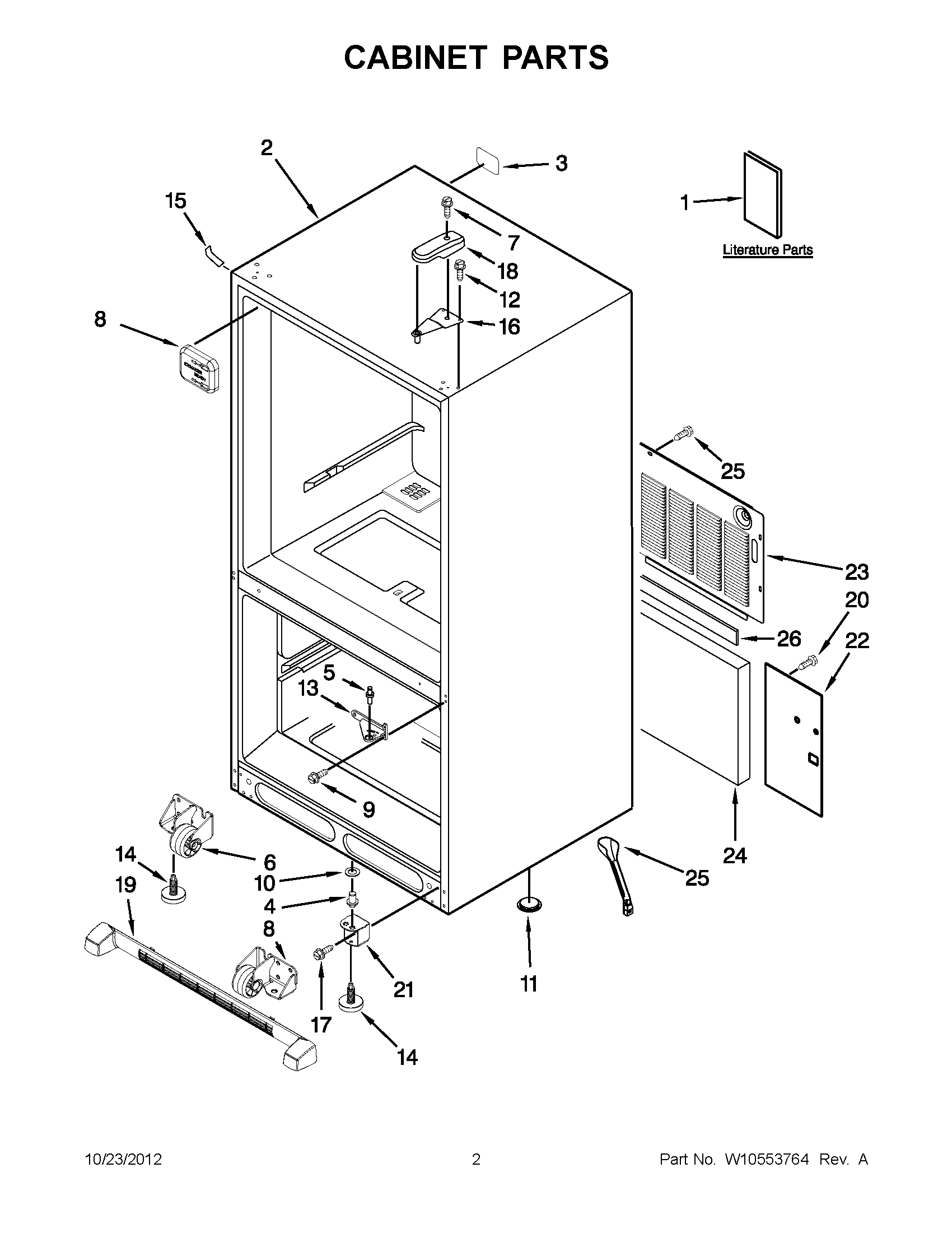 01 - CABINET PARTS