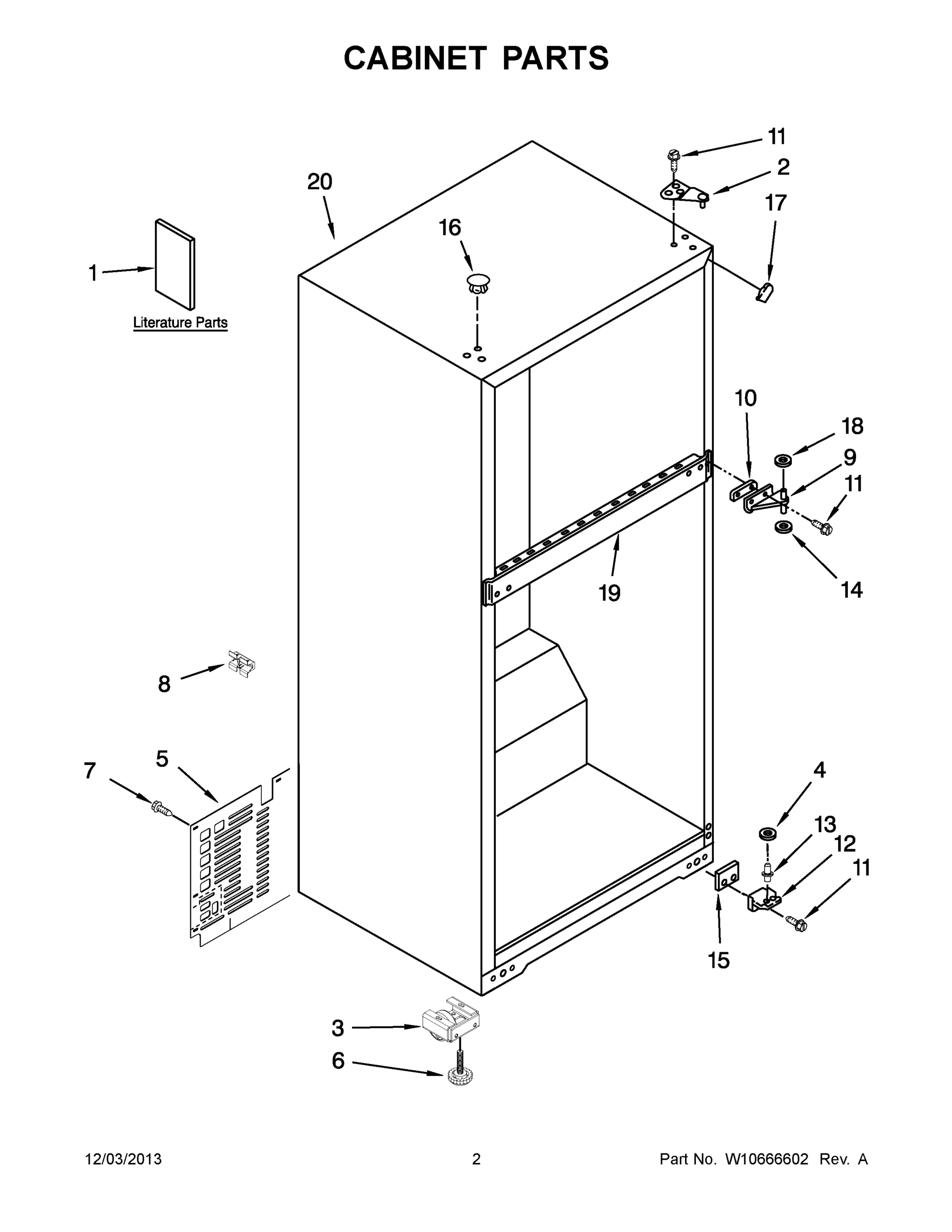 02 - CABINET PARTS