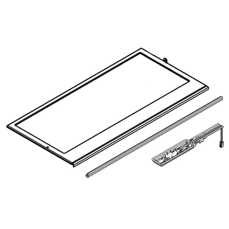WPW10569933 Whirlpool Glass Shelf