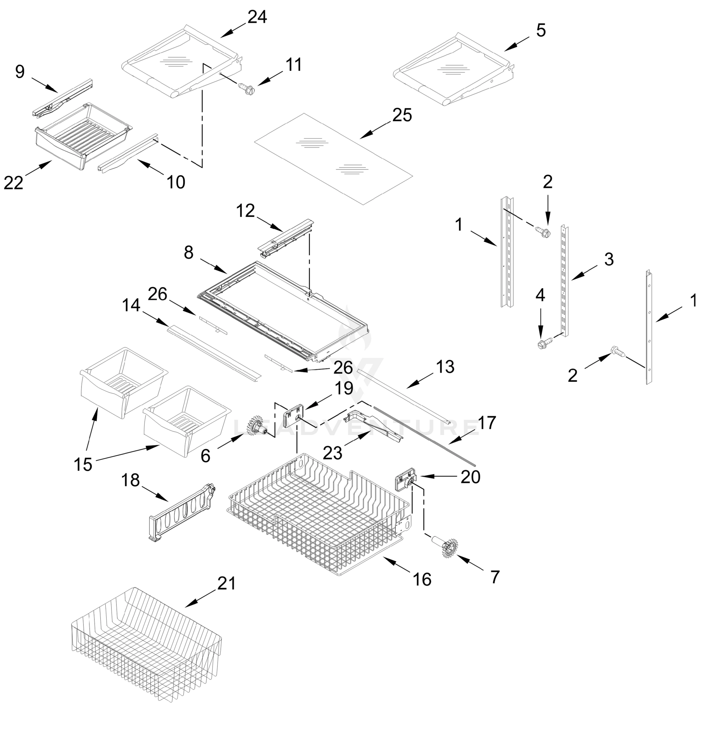 SHELF PARTS