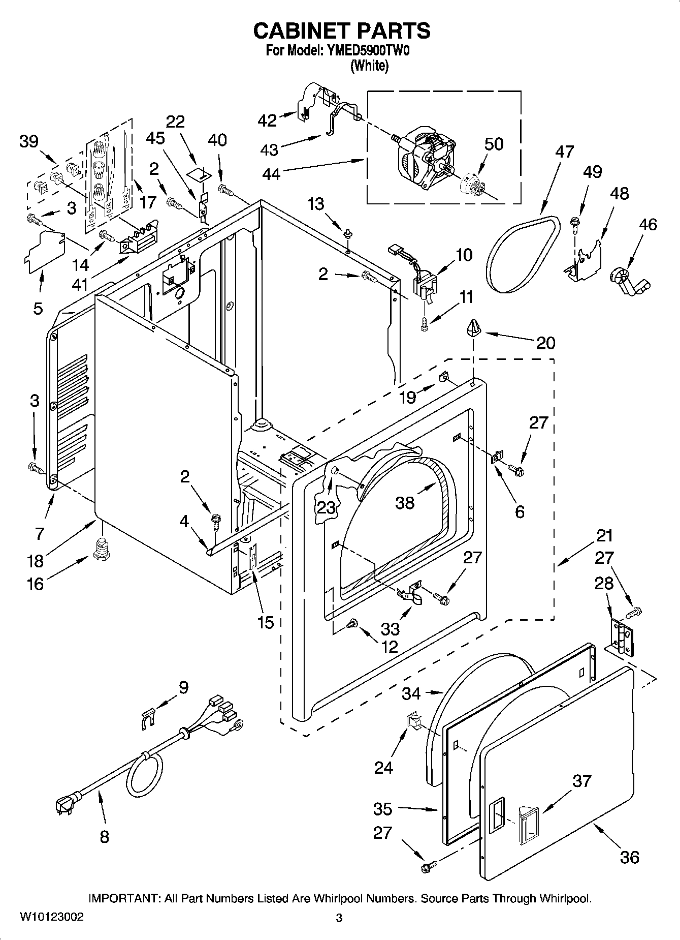 02 - CABINET PARTS