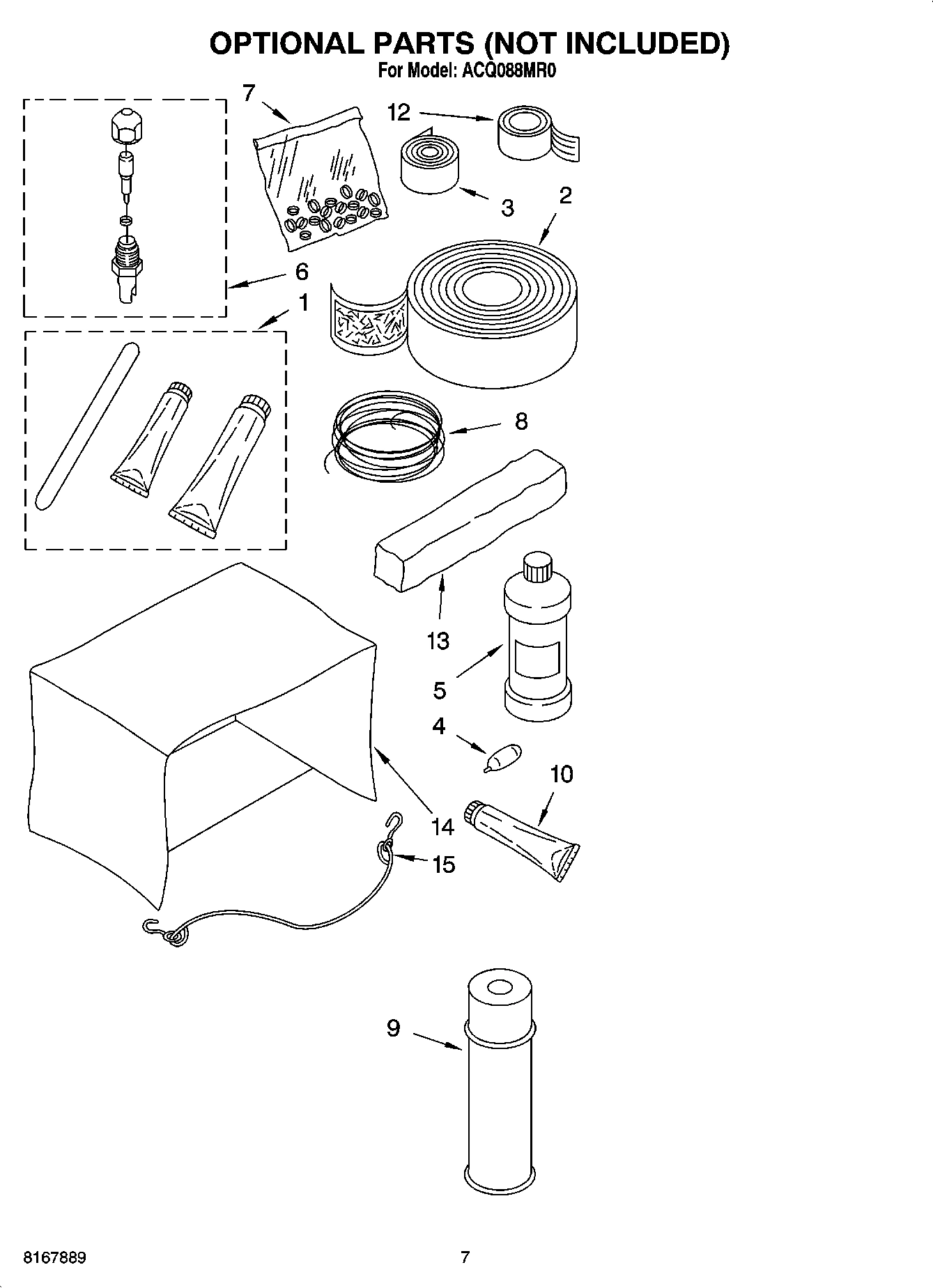 04 - OPTIONAL PARTS (NOT INCLUDED)