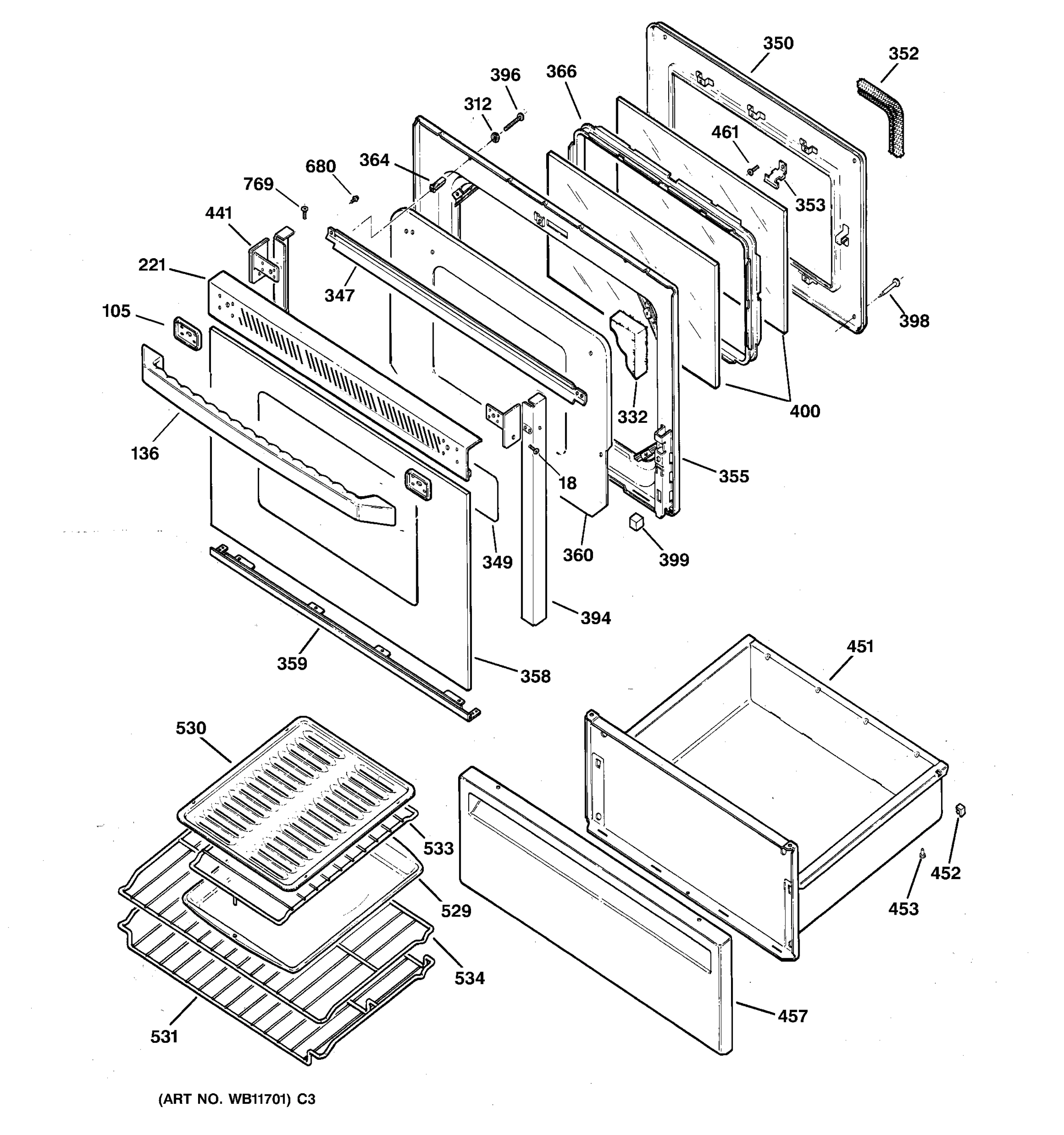 DOOR & DRAWER PARTS