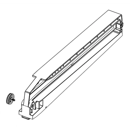 DA97-16224A Samsung Refrigerator Middle Right