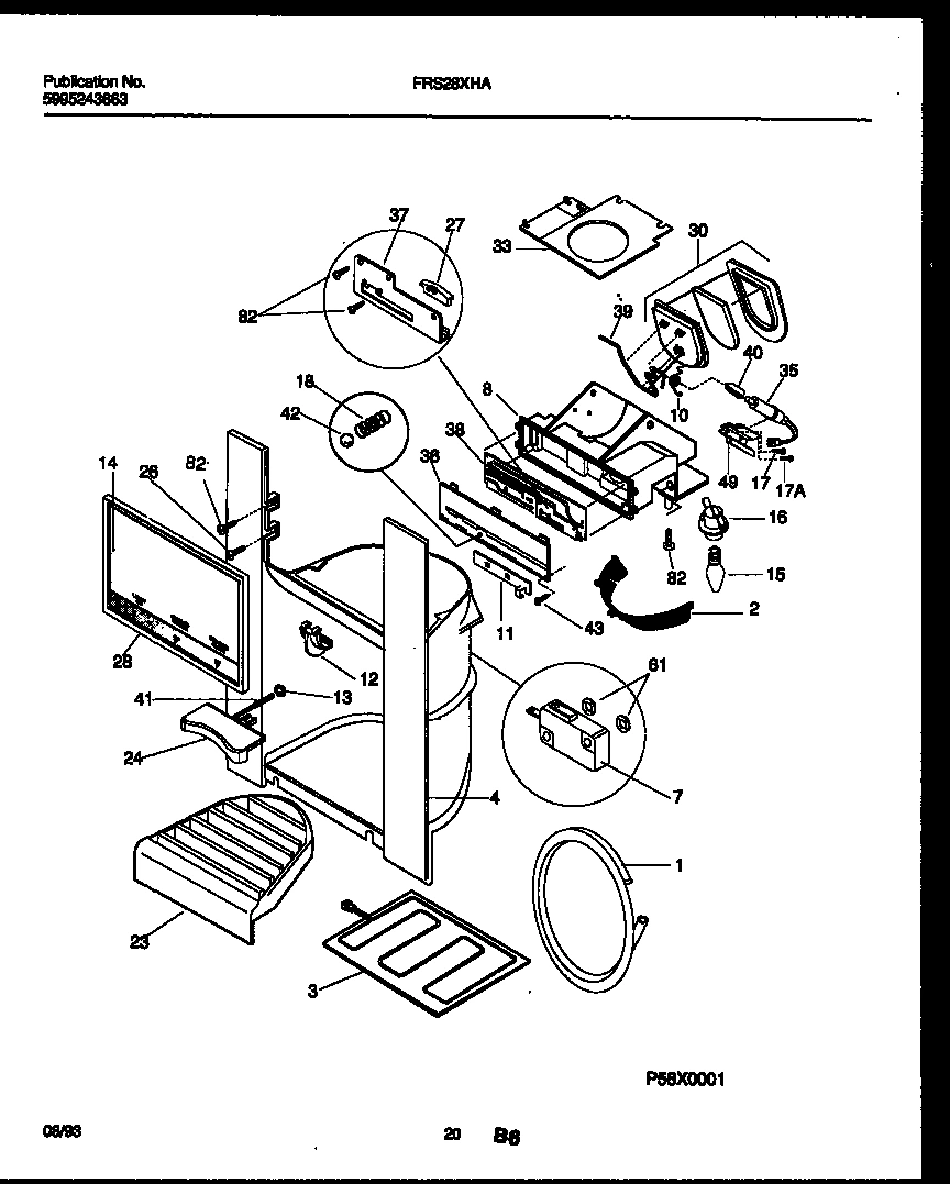 11 - ICE DOOR, DISPENSER AND WATER TANKS