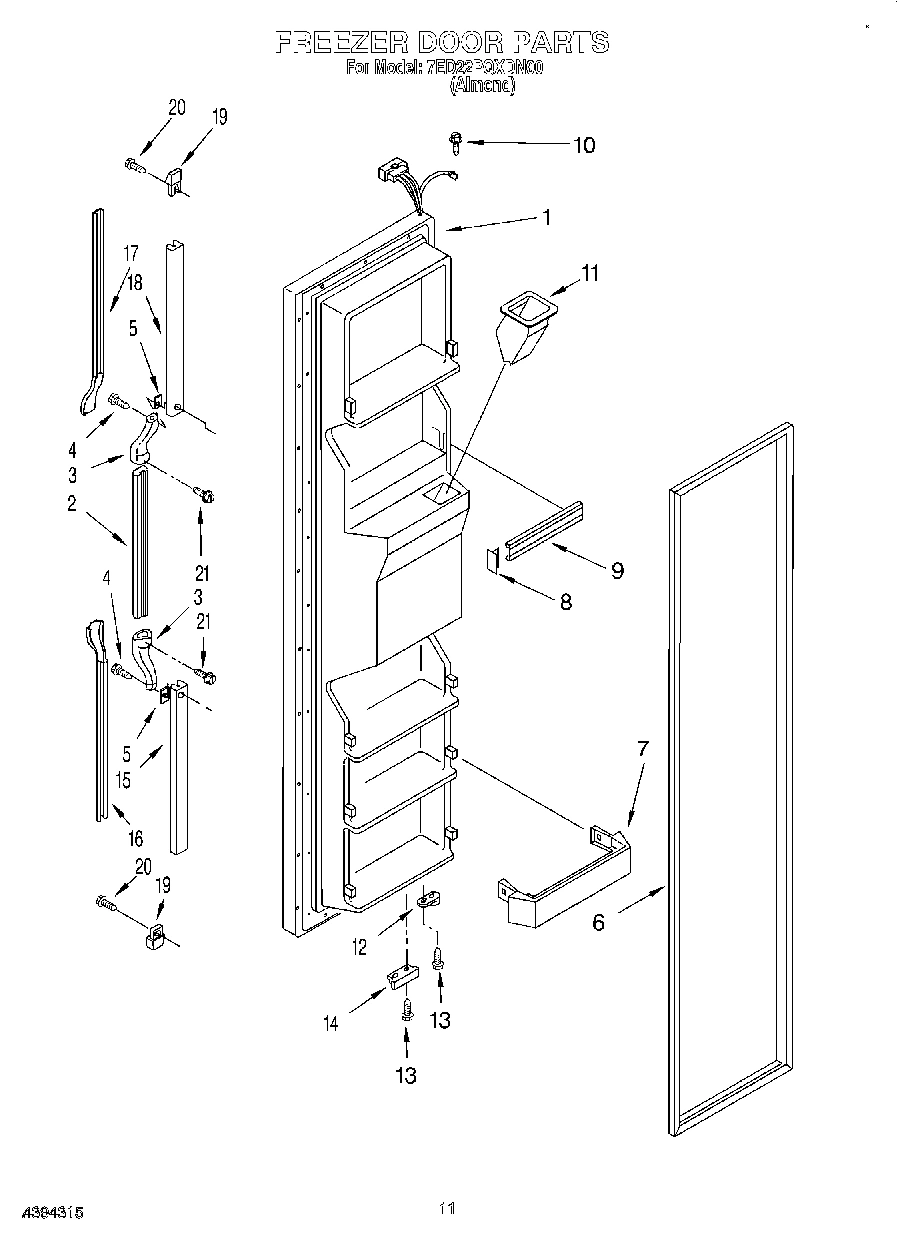 08 - FREEZER DOOR