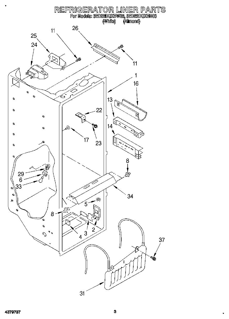 02 - REFRIGERATOR LINER