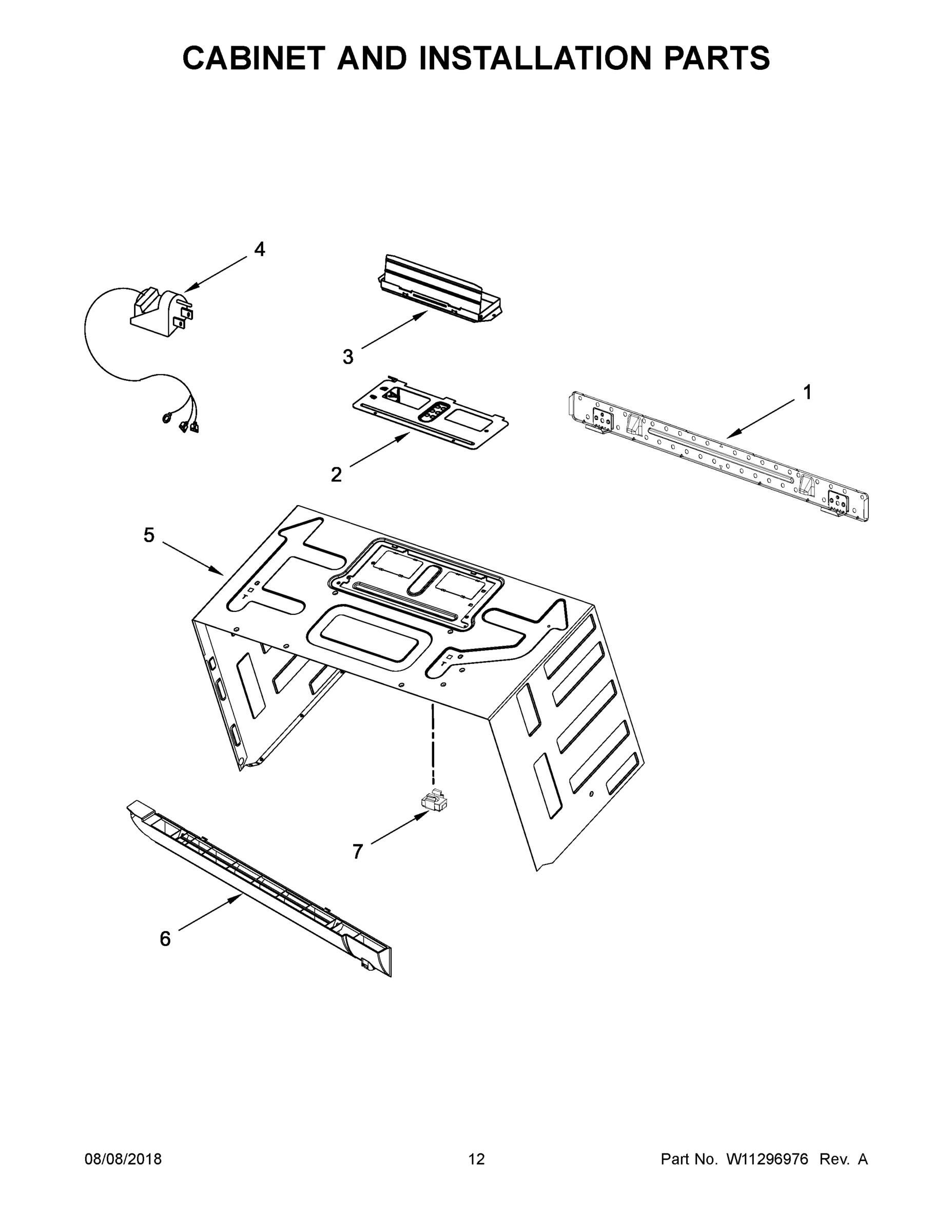 07 - CABINET AND INSTALLATION PARTS