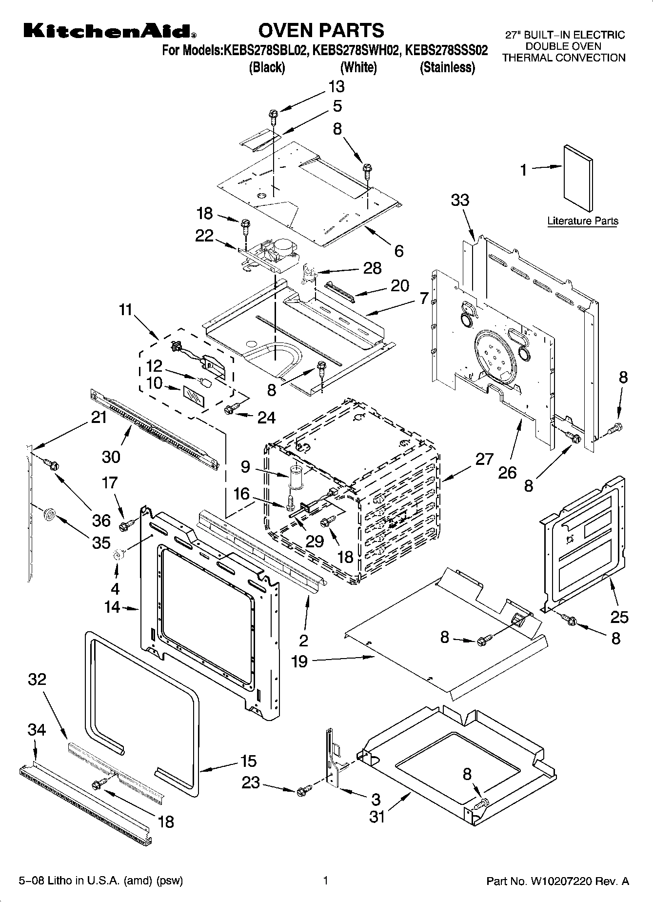 01 - OVEN PARTS