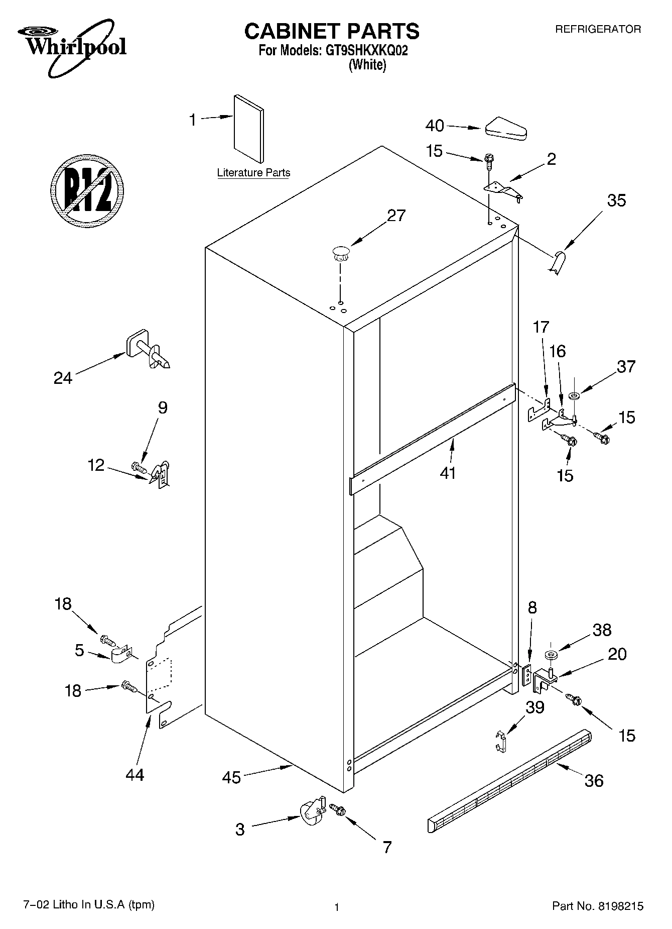 01 - CABINET, LITERATURE
