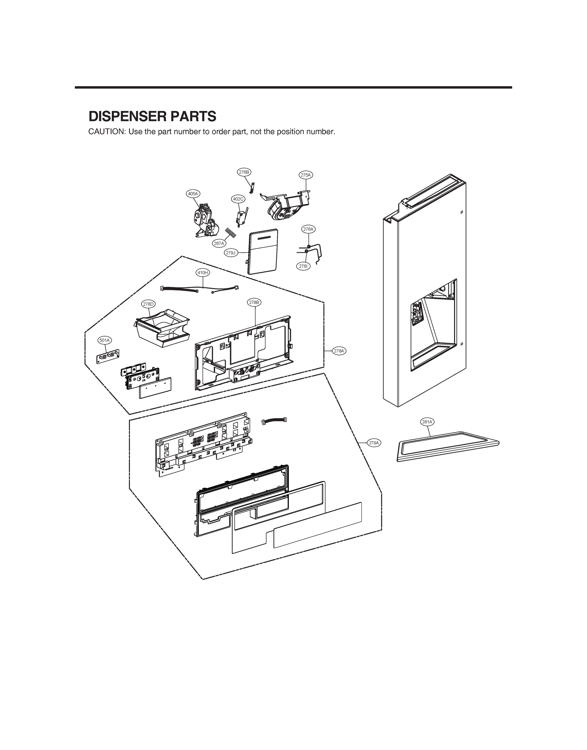 DISPENSER PARTS