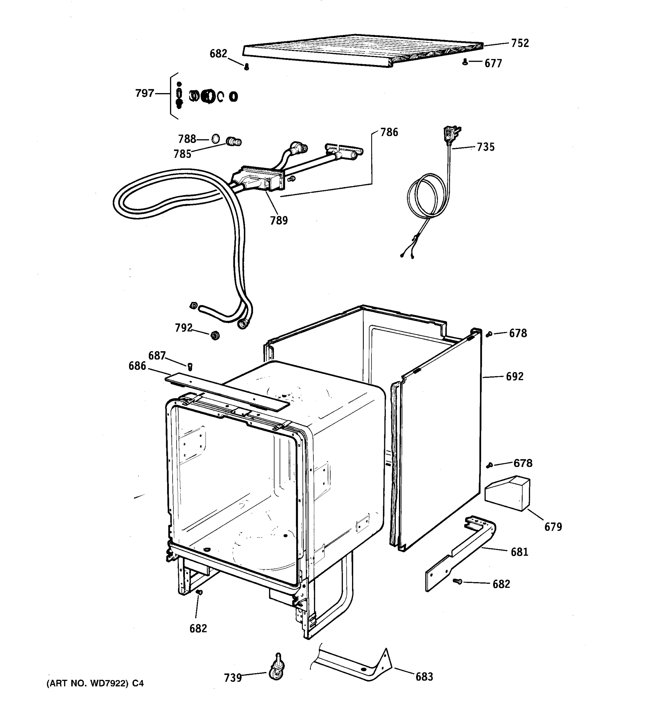 CABINET & EXTERIOR PARTS
