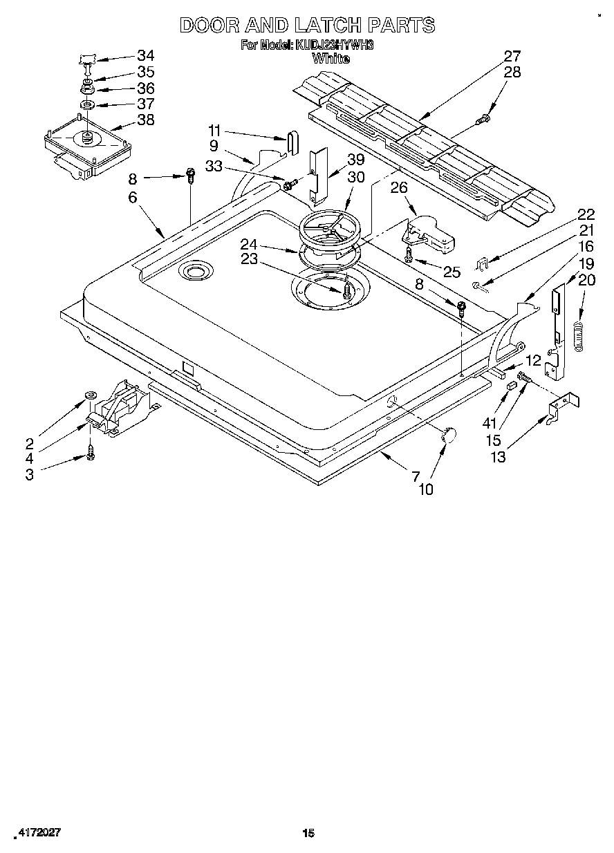 12 - DOOR AND LATCH