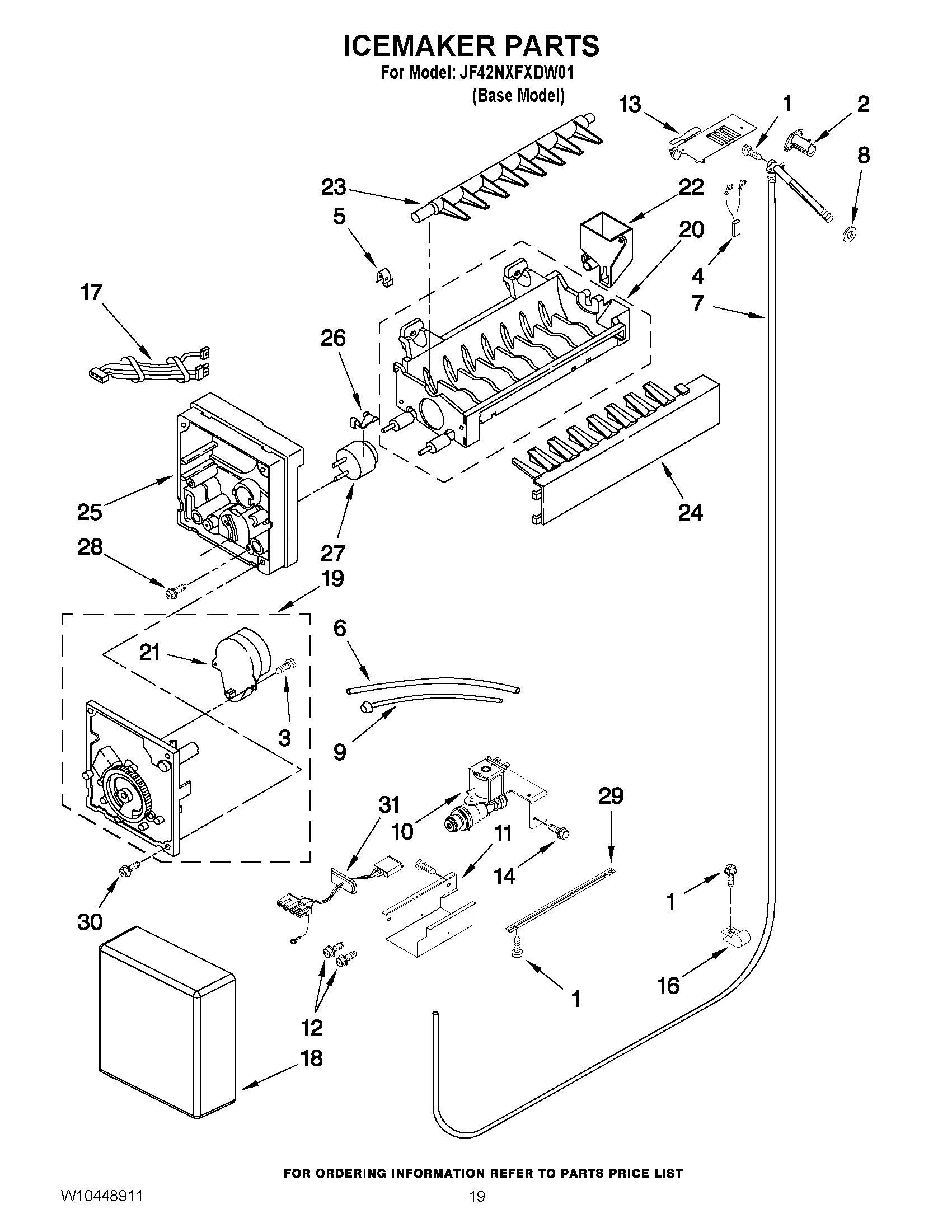 11 - ICEMAKER PARTS