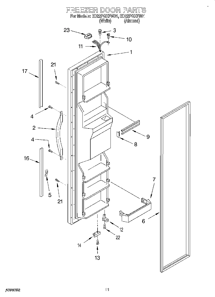 08 - FREEZER DOOR