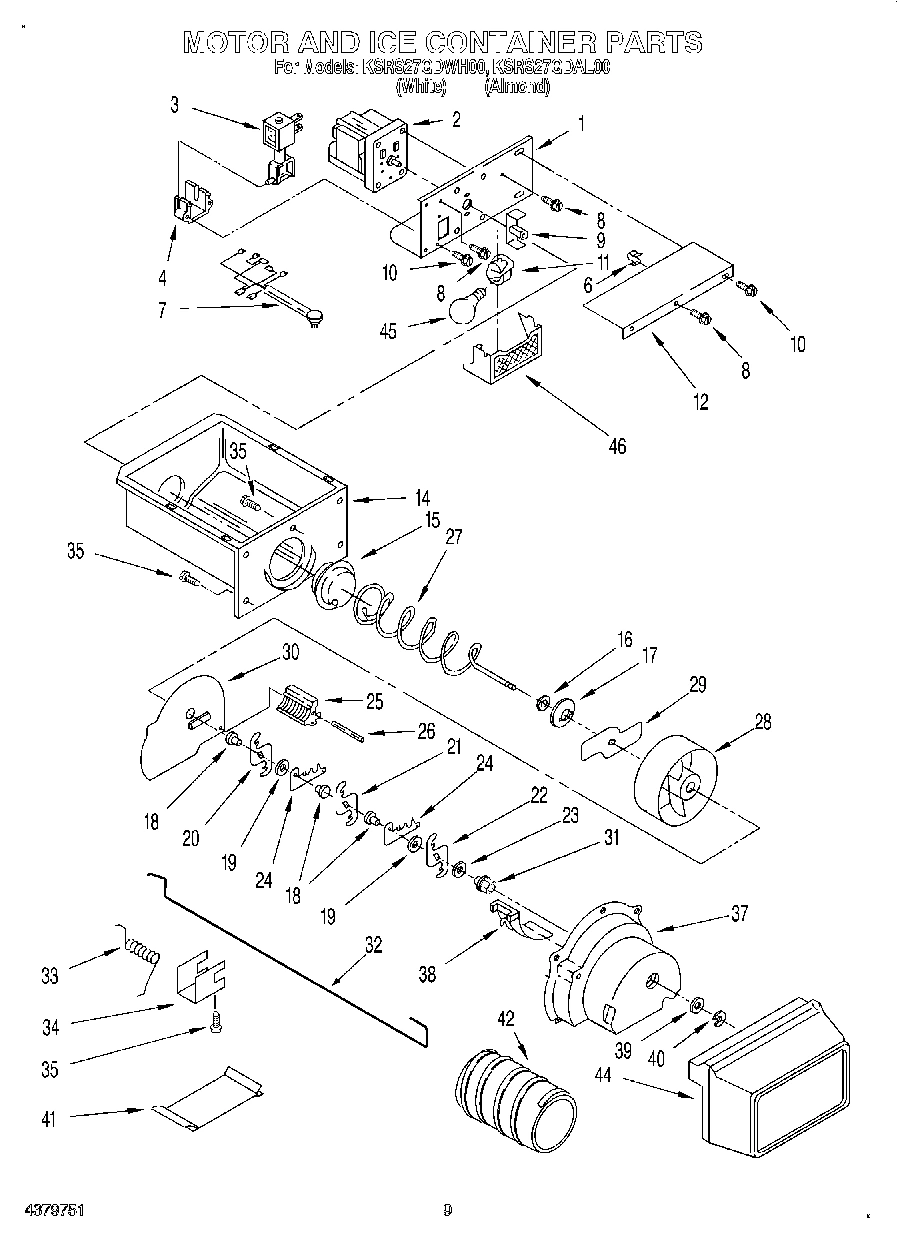 06 - MOTOR AND ICE CONTAINER