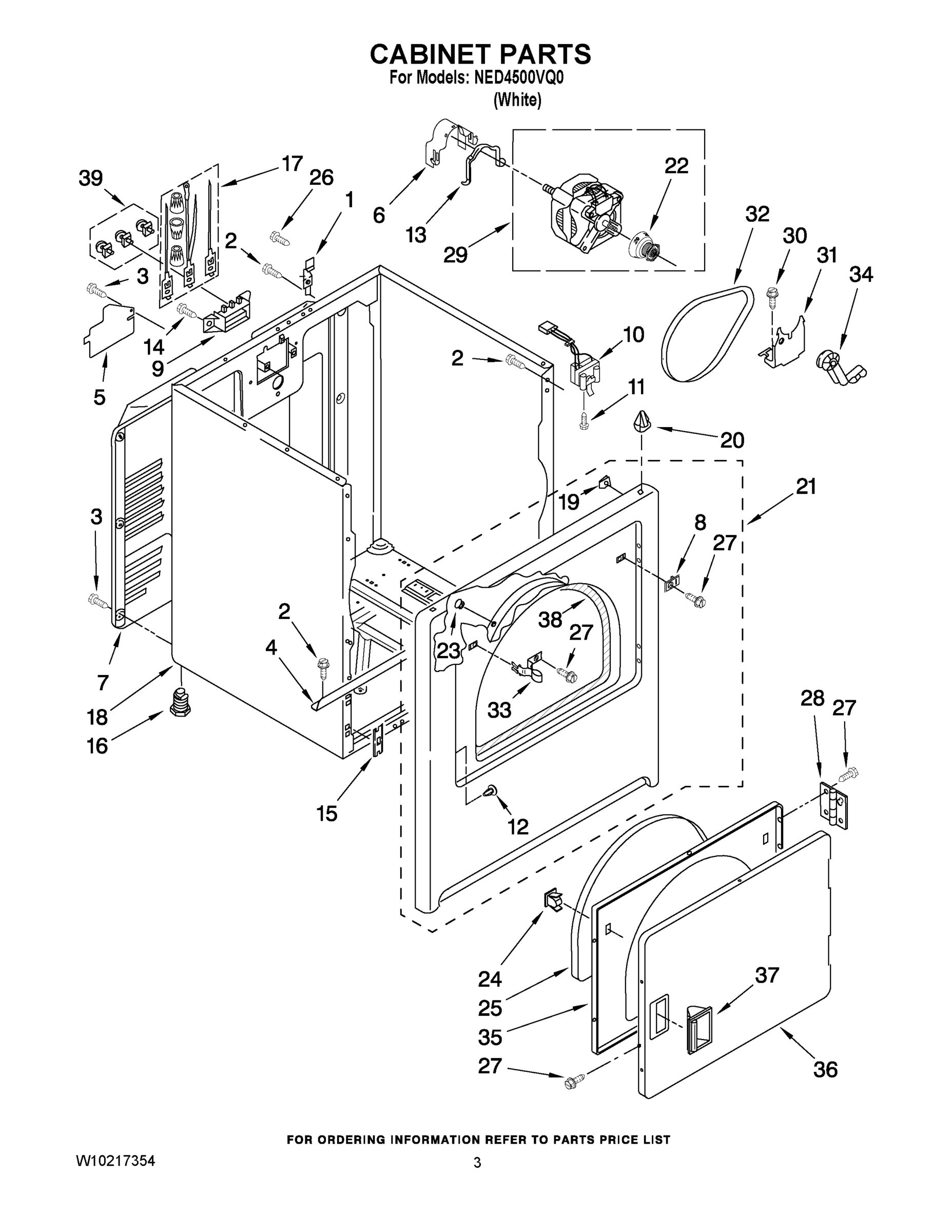 02 - CABINET PARTS