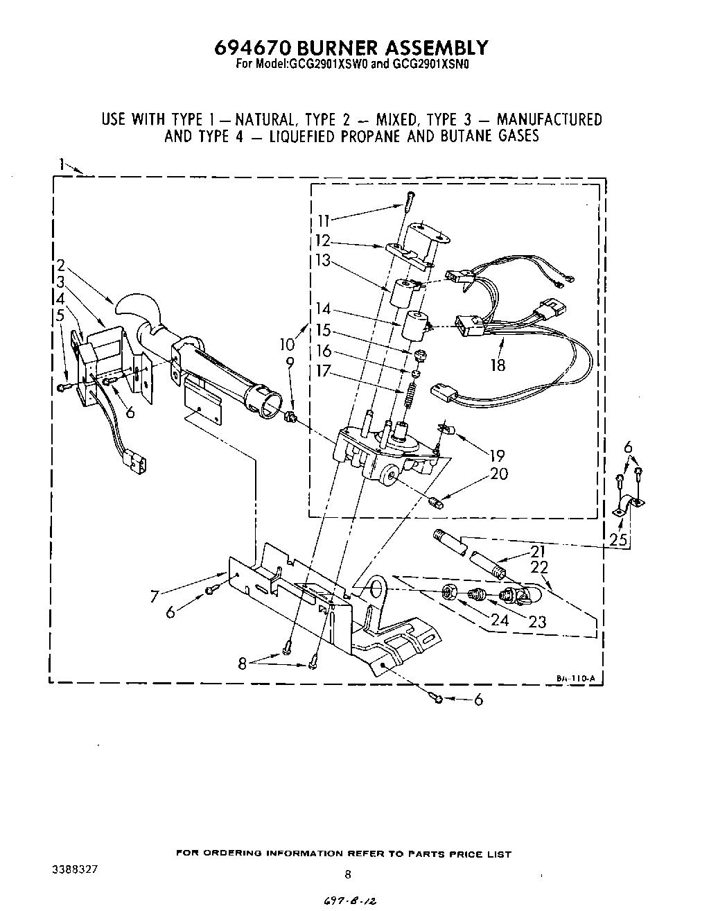 05 - 694670 BURNER