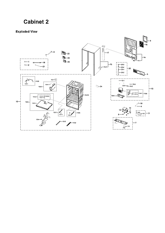 CABINET 2 PARTS