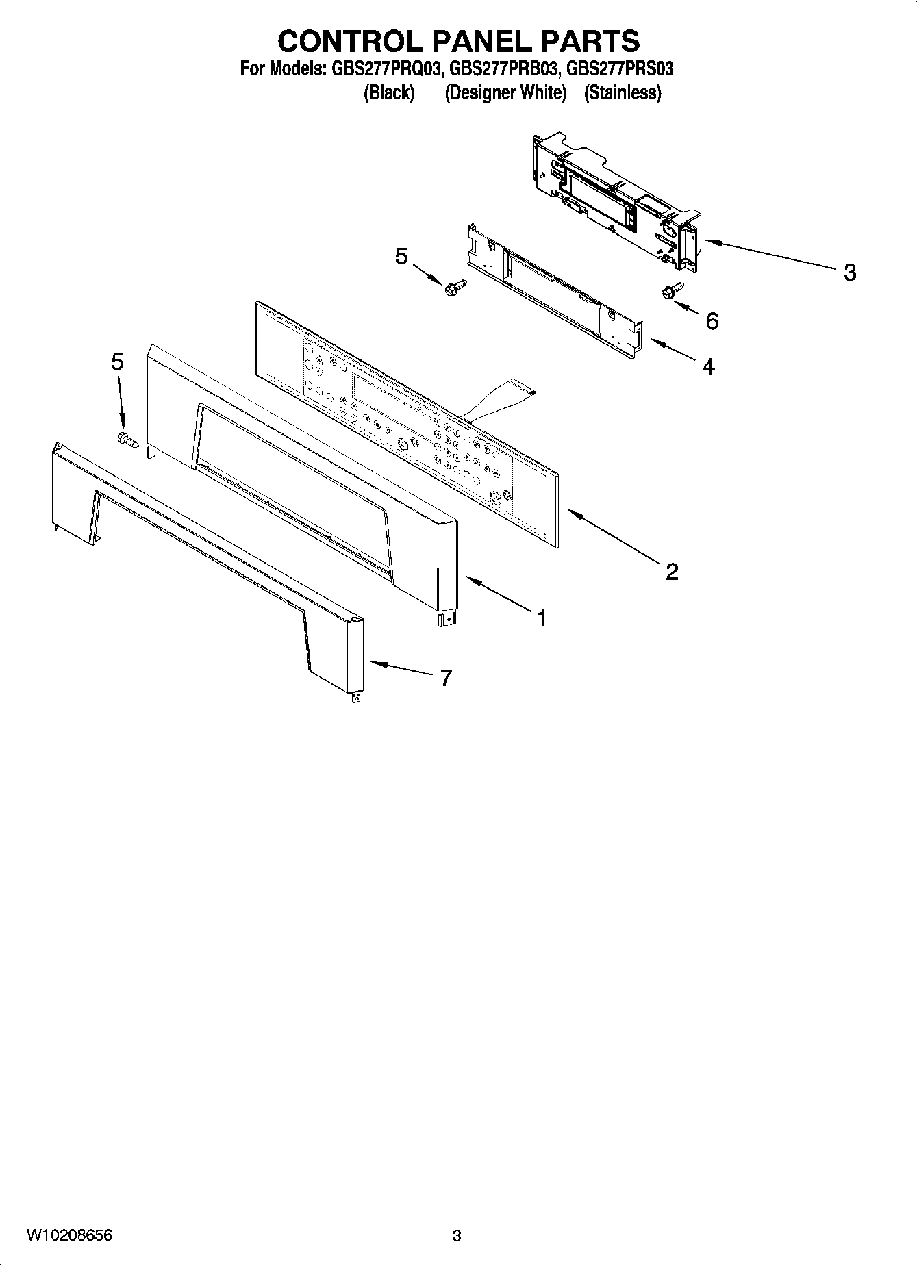 02 - CONTROL PANEL PARTS