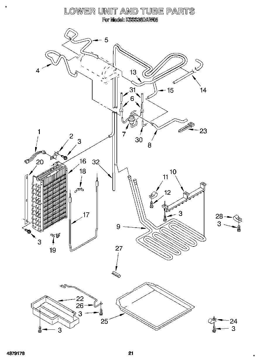 14 - LOWER UNIT AND TUBE