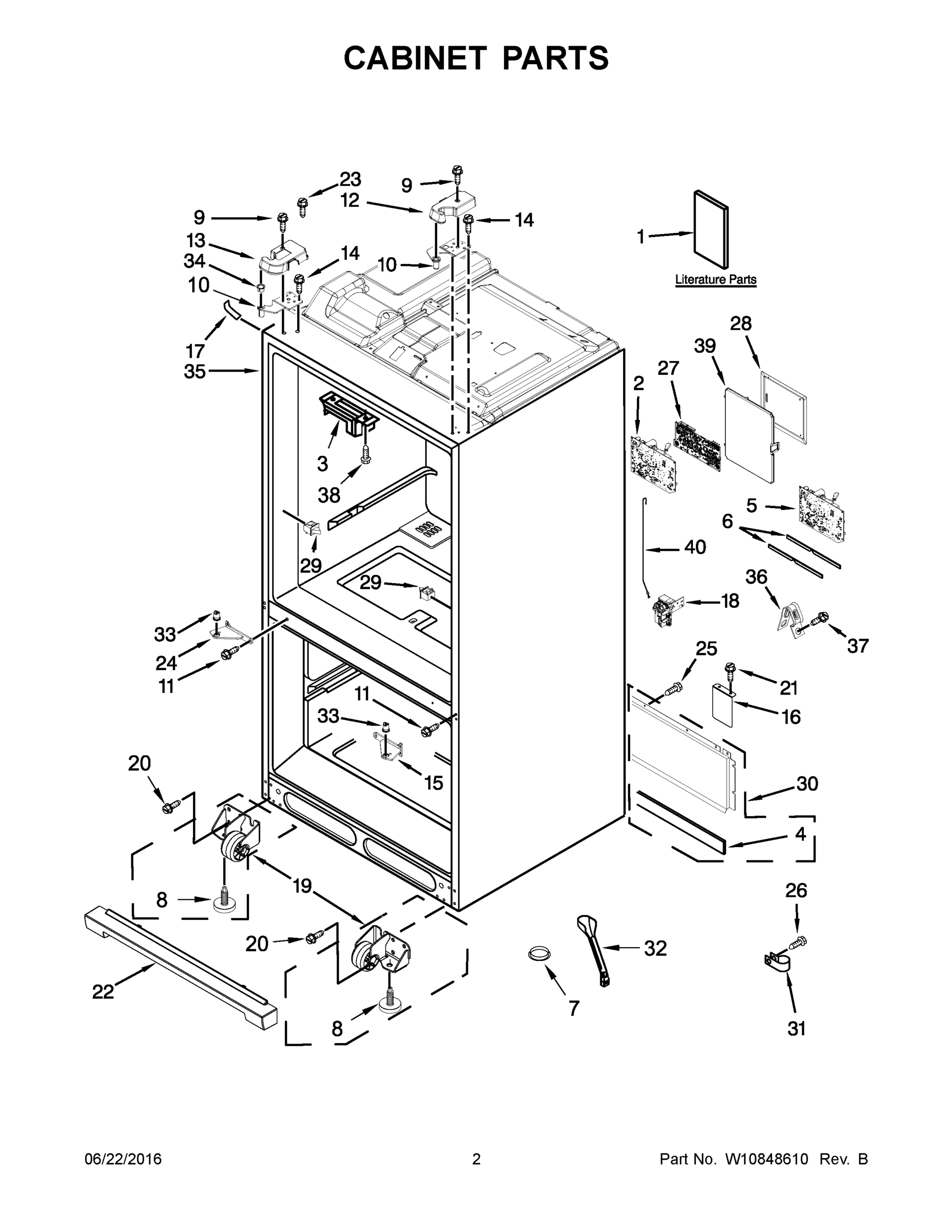 02 - CABINET PARTS